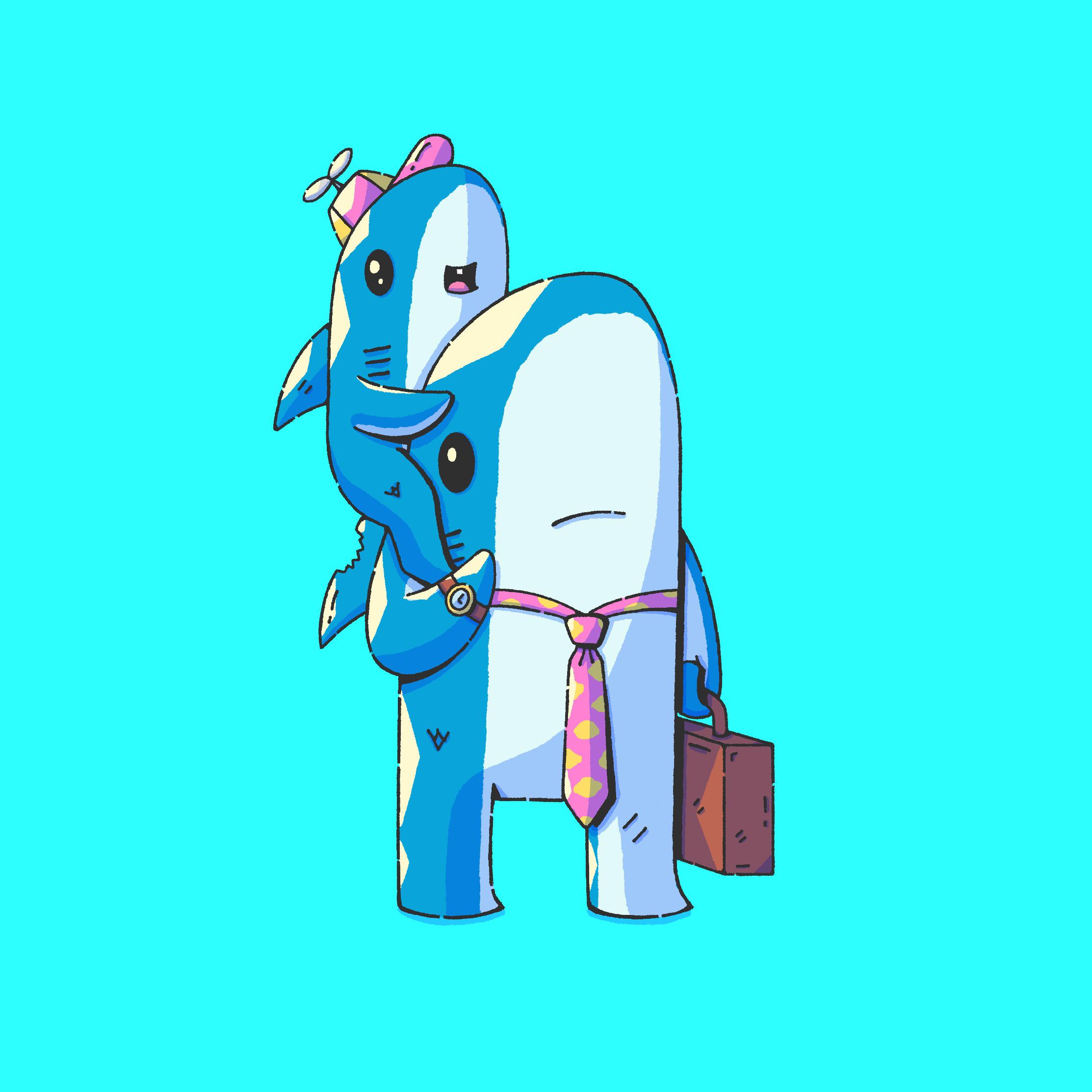 2226x2226 I drew Shark Dad with a Lemon Meringue Tie for a DGD tribute I'm working on