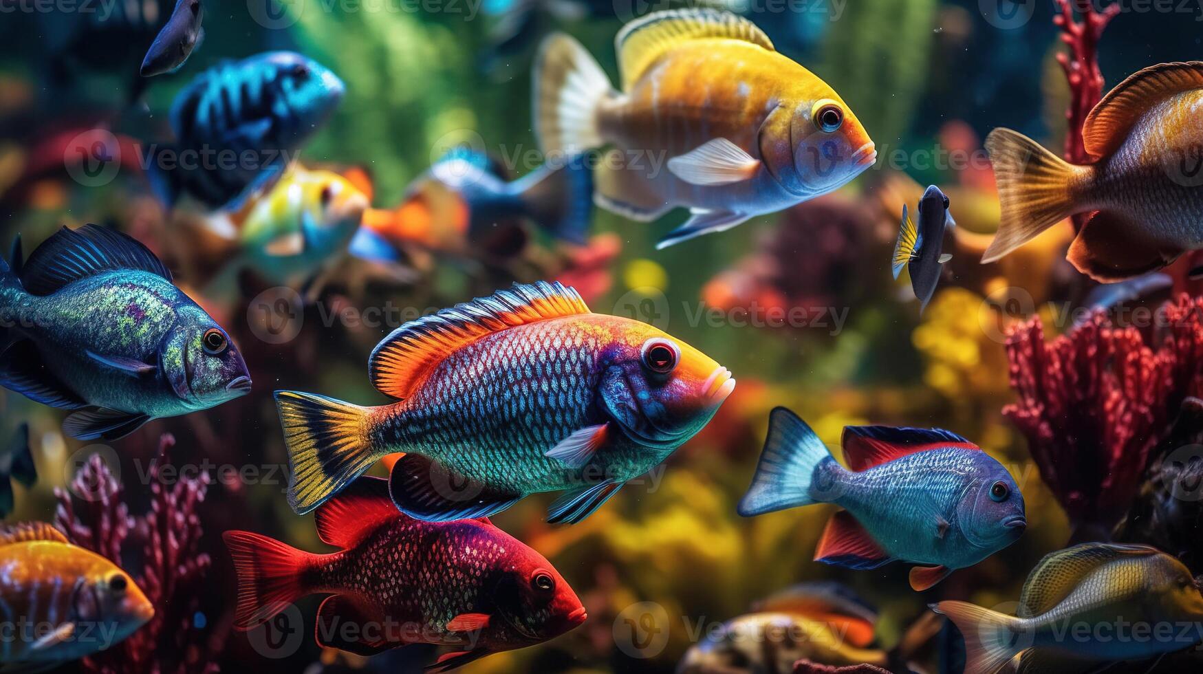 1749x980 Aquarium. aesthetic graphic art
