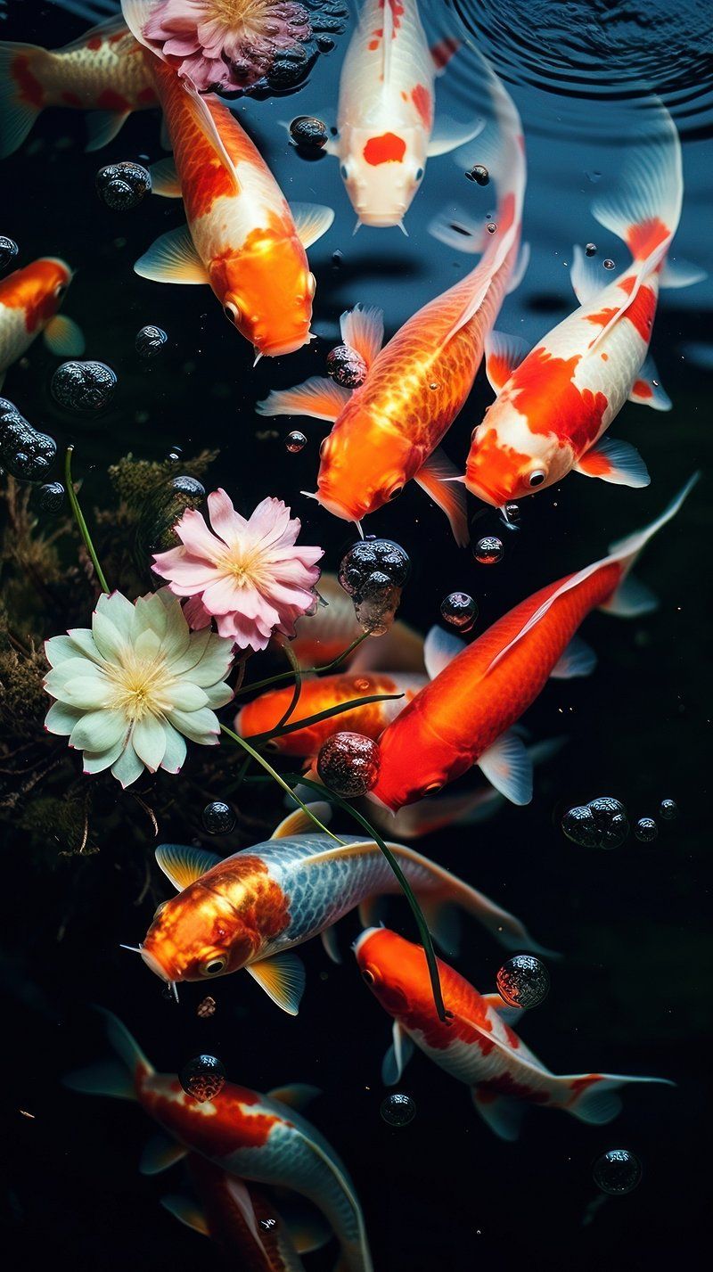 800x1427 Aquarium Fishes Image Wallpaper