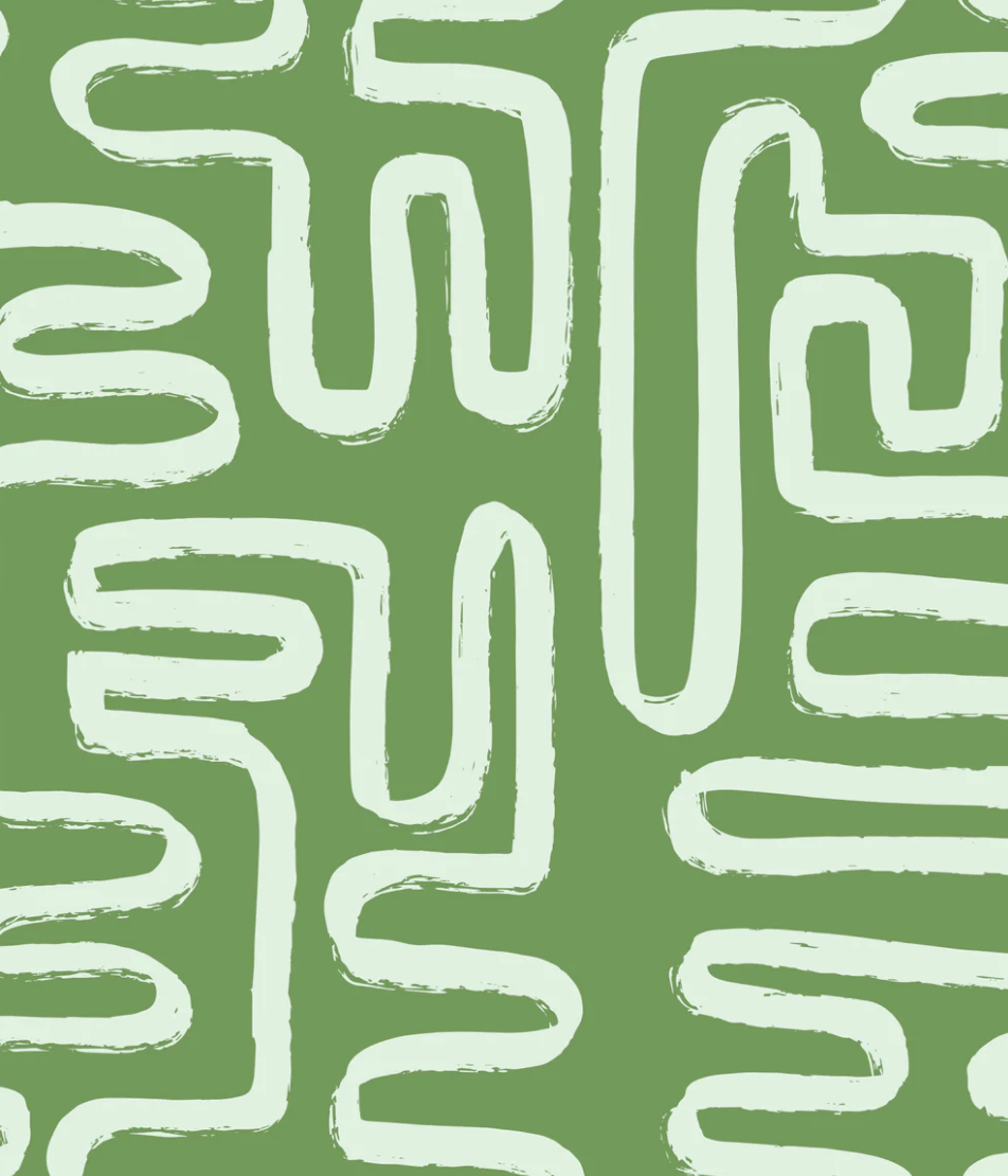 952x1110 Abstract Tagged green Paper Co
