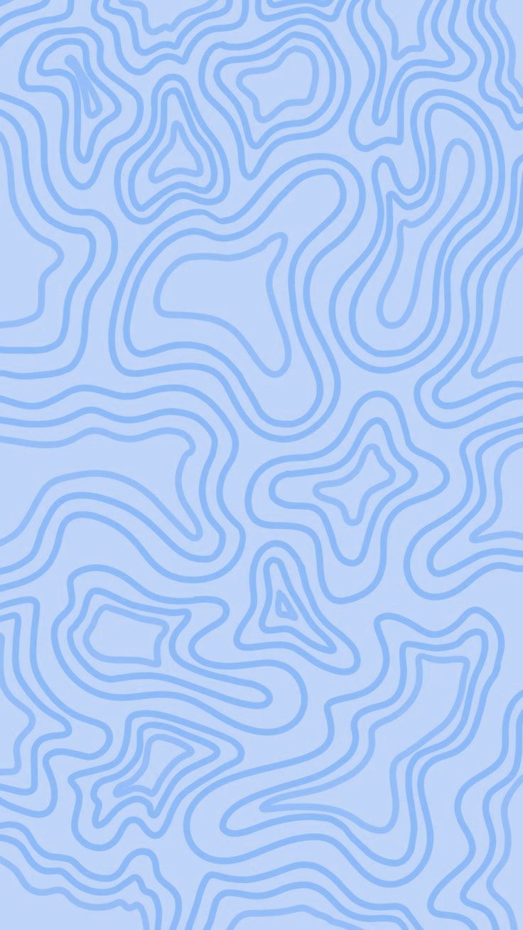 736x1308 Blue Topographic Wallpaper
