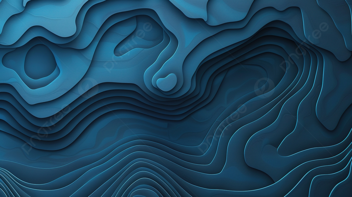 1200x673 Wavy Contour Topography Background In Blue Color, Blue, Illustration, Nature Background Image And Wallpaper for Free Download