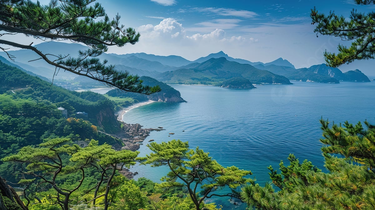 1200x673 Yeosu South Jeolla Province South Korea An Ocean View Photo And Picture For Free Download