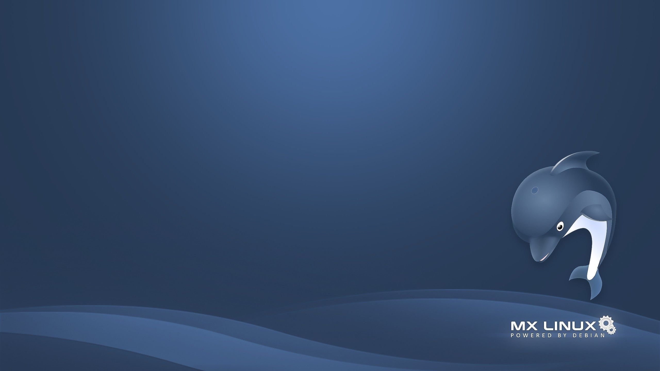 2560x1440 Wallpaper Dolphins, Linux, Mx Linux For Mobile And Desktop, Section Hi Tech, Resolution 2560x1440