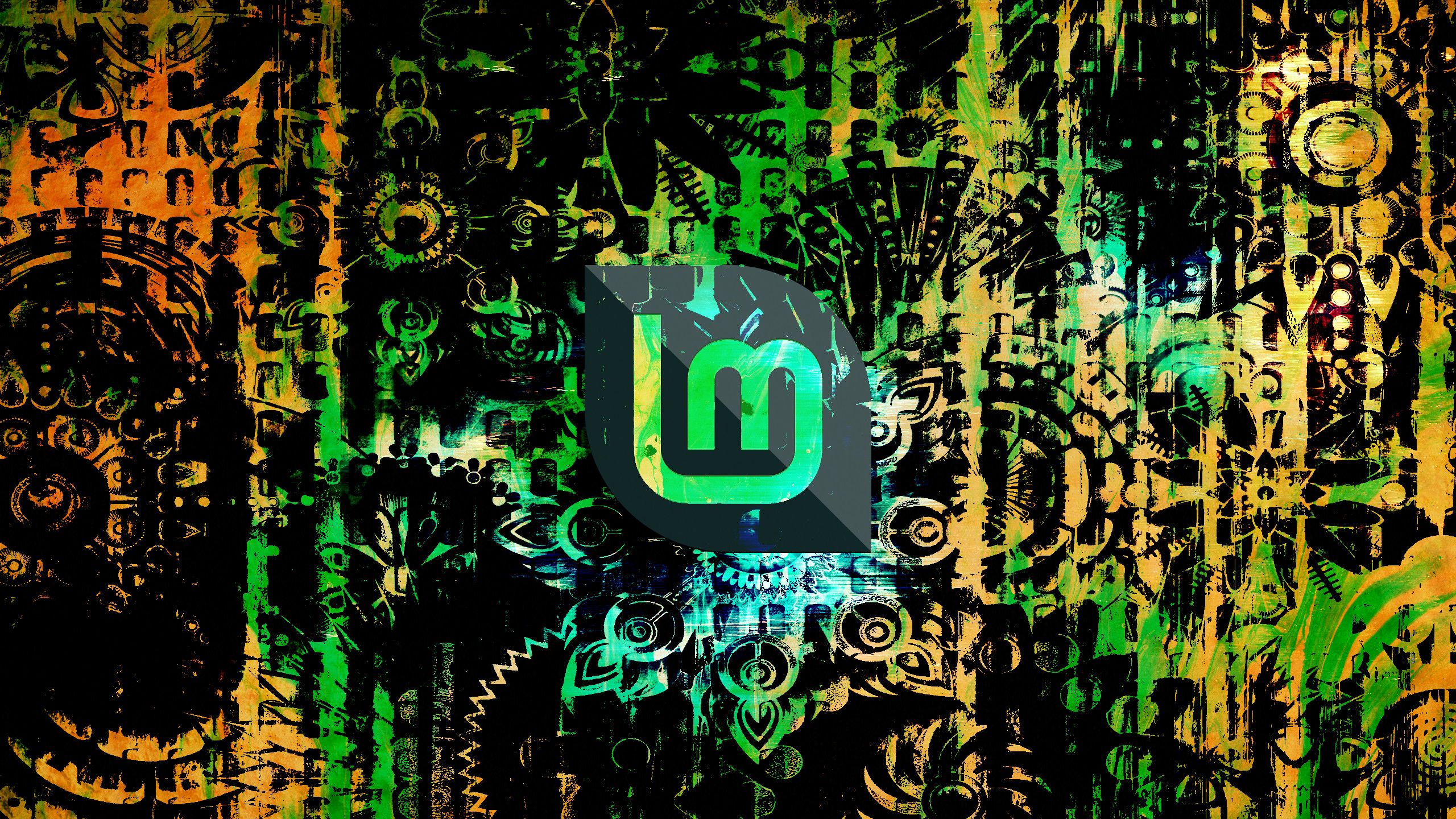 2560x1440 Download Abstract Linux Mint HD Wallpaperx1440