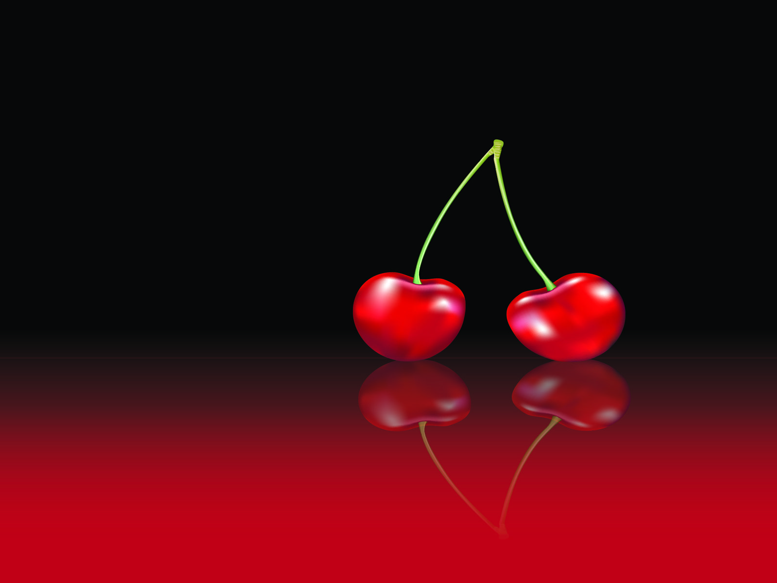 1600x1200 Red cherries foods Background. Black, Foods & Drinks, Red Templates. Free PPT Grounds