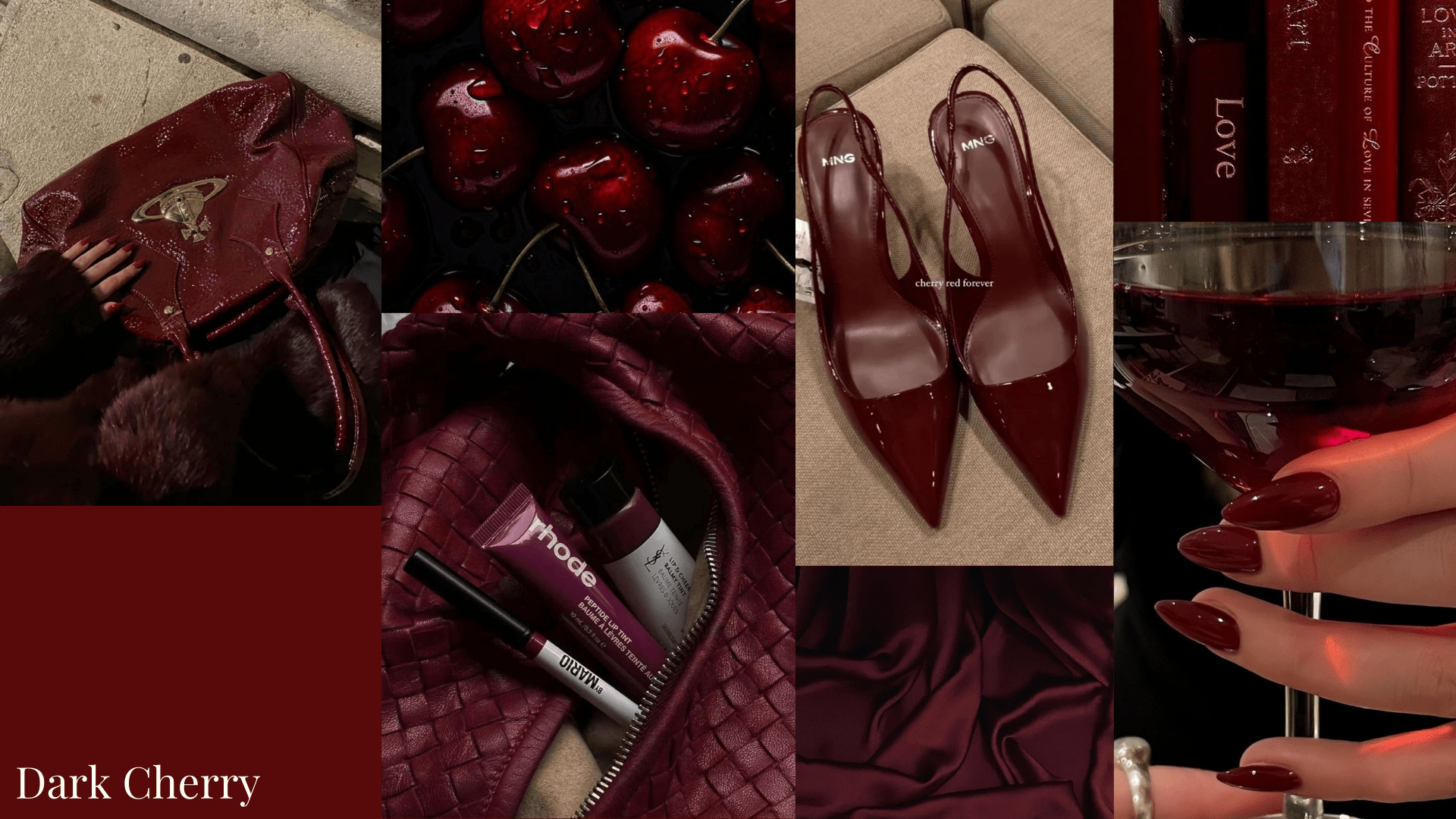 1920x1080 Dark Cherry The Colour Of AW24 25
