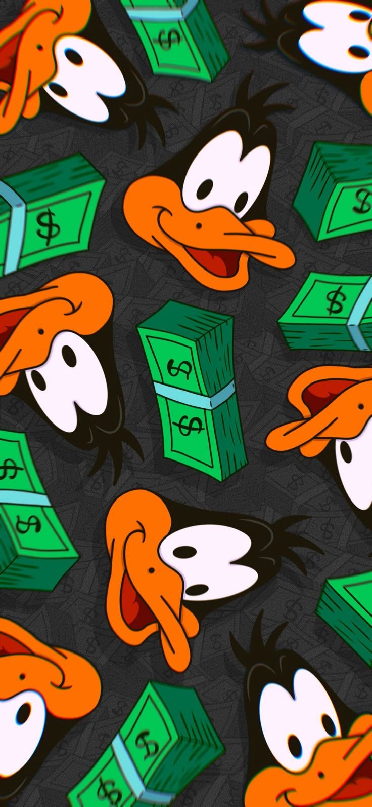 736x1593 Looney Tunes Daffy Duck Money Wallpaper. Aesthetic money wallpaper, Money iphone wallpaper, Cartoon wallpaper