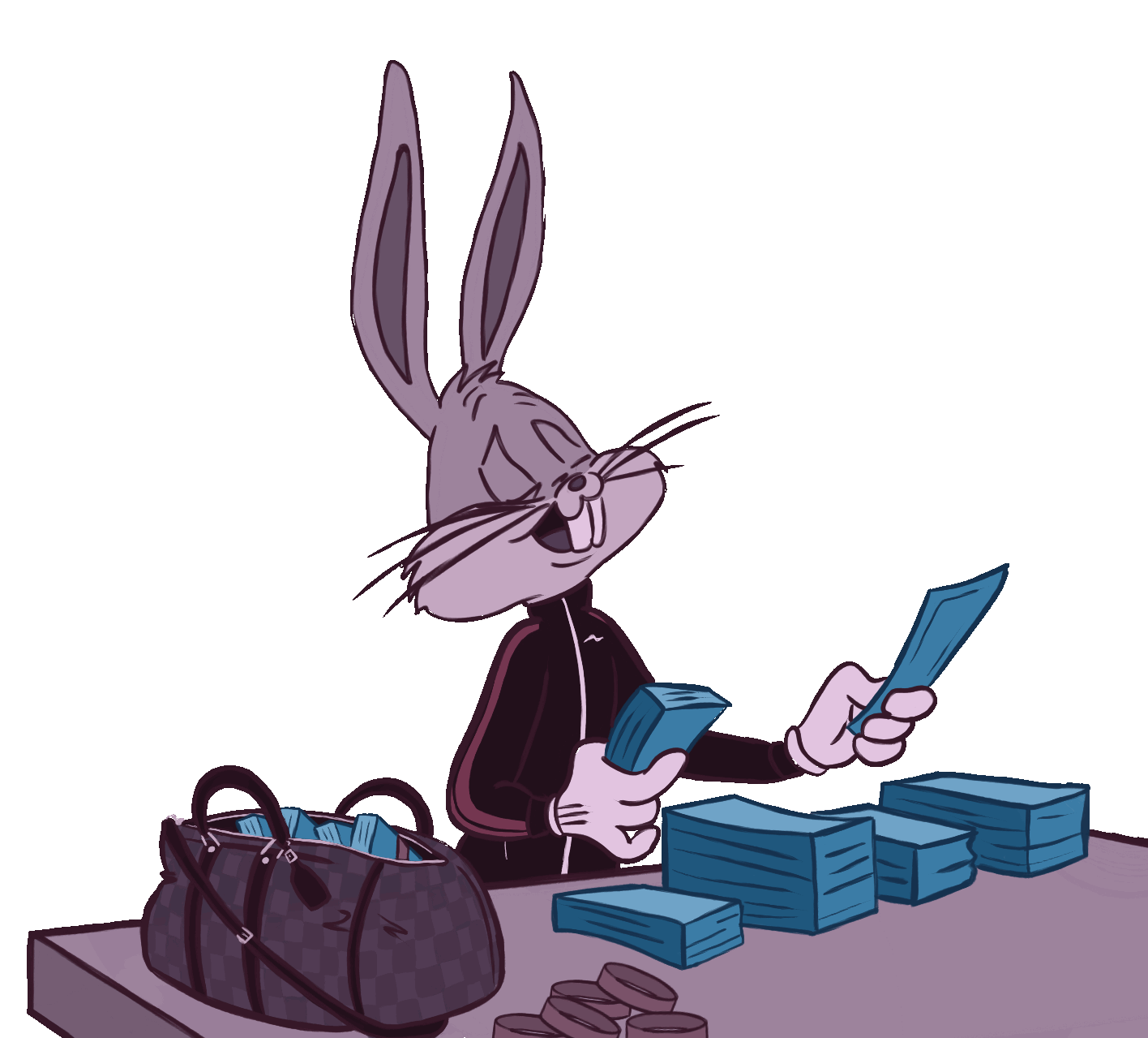 1416x1279 Bugs Bunny Money Stickers & Share on GIPHY