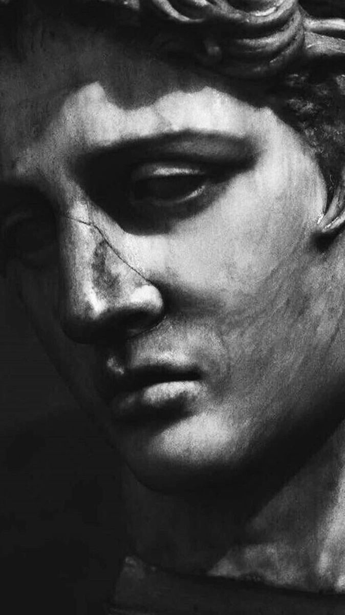 674x1200 Roman sculpture wallpaper. Ancient sculpture wallpaper, Ancient statue wallpaper, Black and white photo