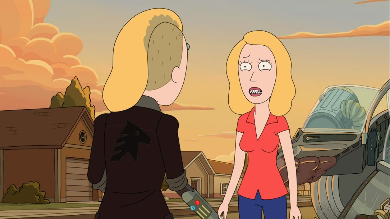 1366x768 Rick and Morty: Sarah Chalke on How Harry Potter Helped S05 Recording