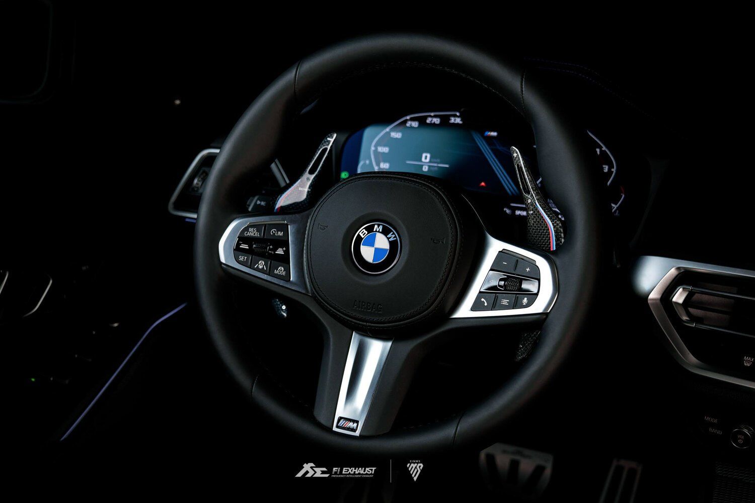 1500x1000 BMW G Series 1K Carbon Fiber M Color Paddle Shifter