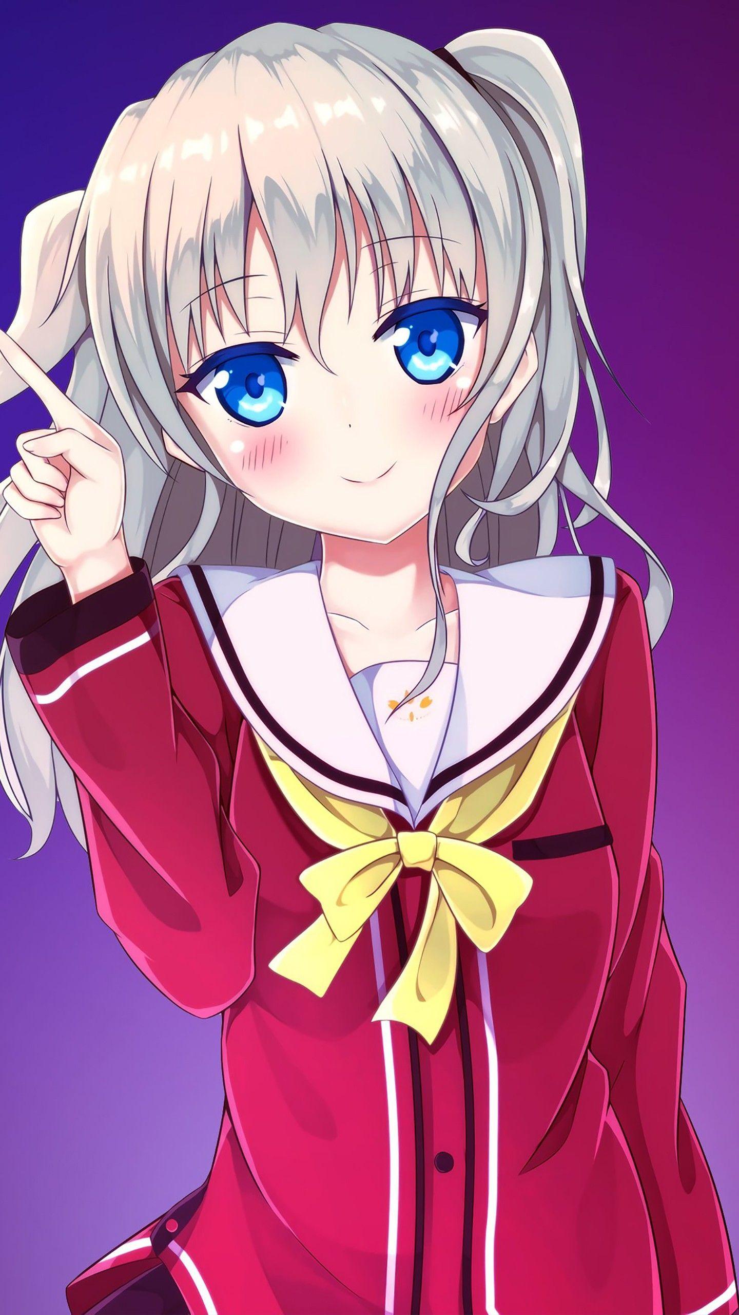 1440x2560 Anime girl Wallpaper