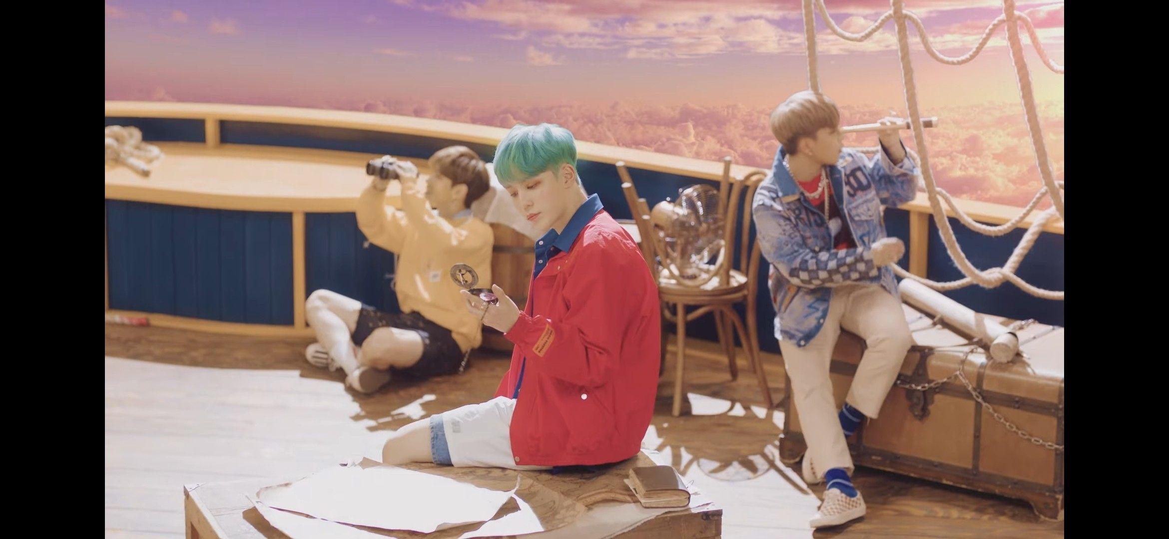 2340x1080 Screenshot aus dem MV ILLUSION von ATEEZ #aesthetic #wallpaper