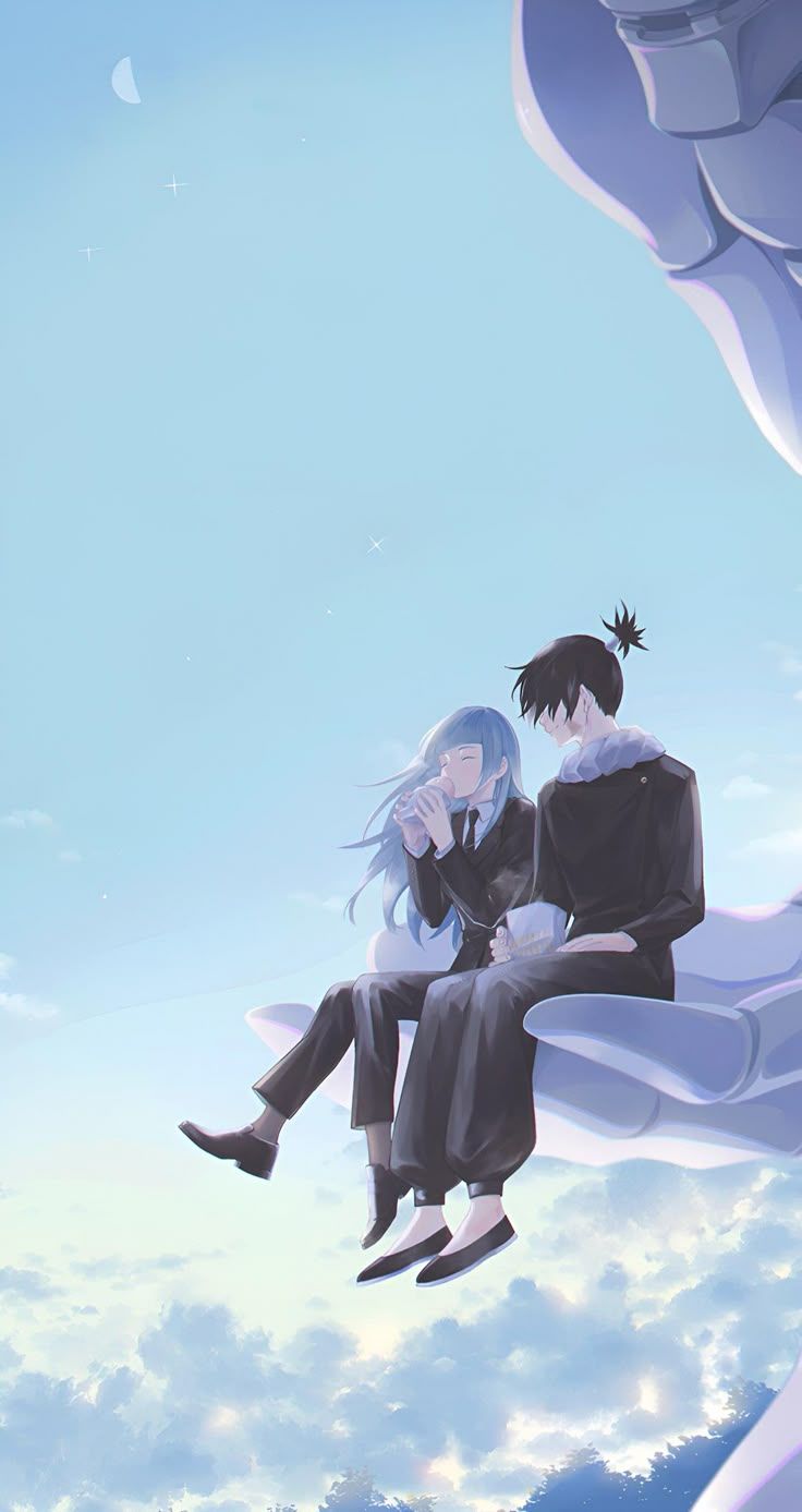 736x1387 Miwa & Mechamaru Wallpaper