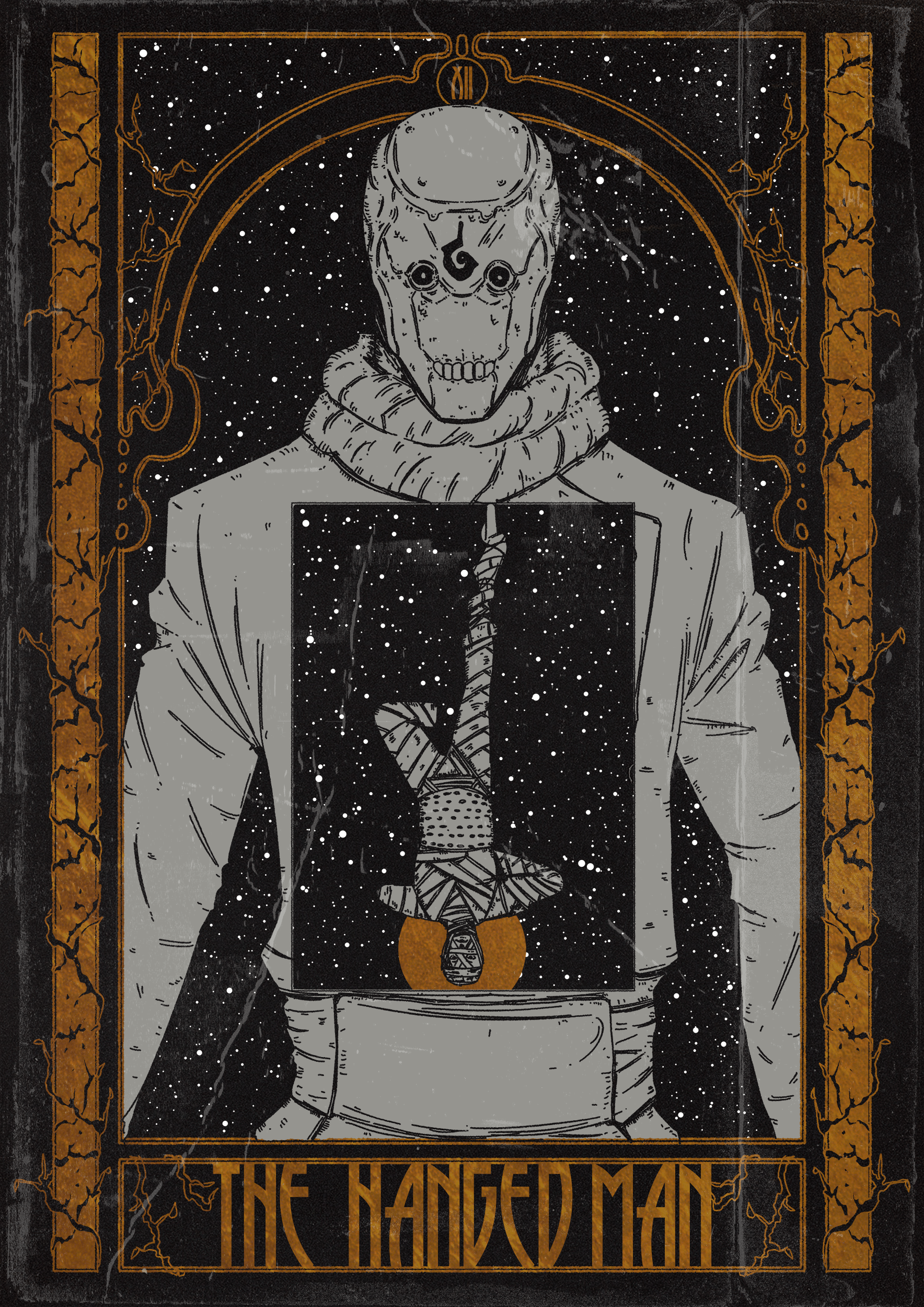1768x2500 XII as The Hanged Man