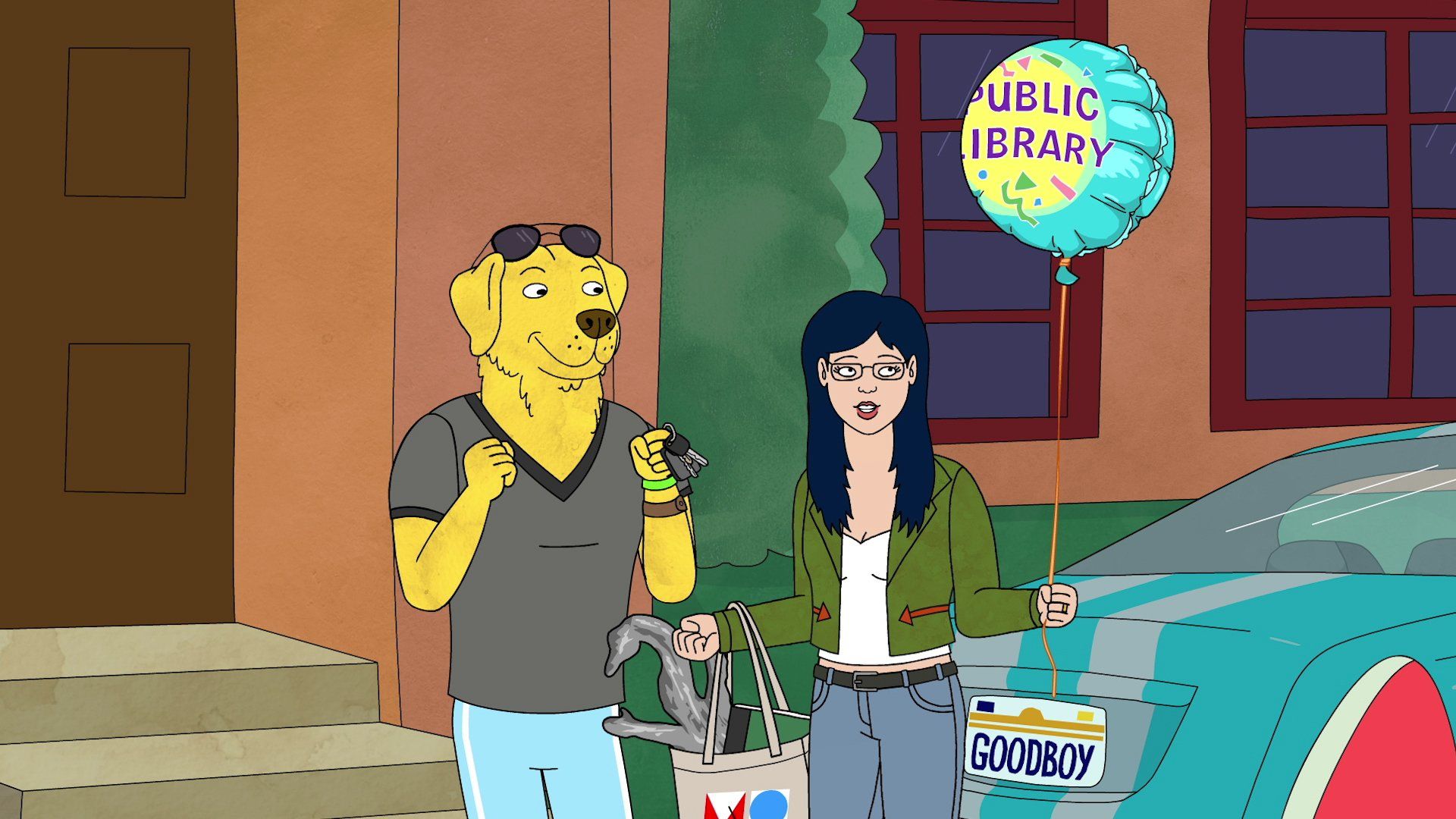 1920x1080 Download Mr. Peanutbutter (BoJack Horseman) Diane Nguyen TV Show BoJack Horseman HD Wallpaperx1080