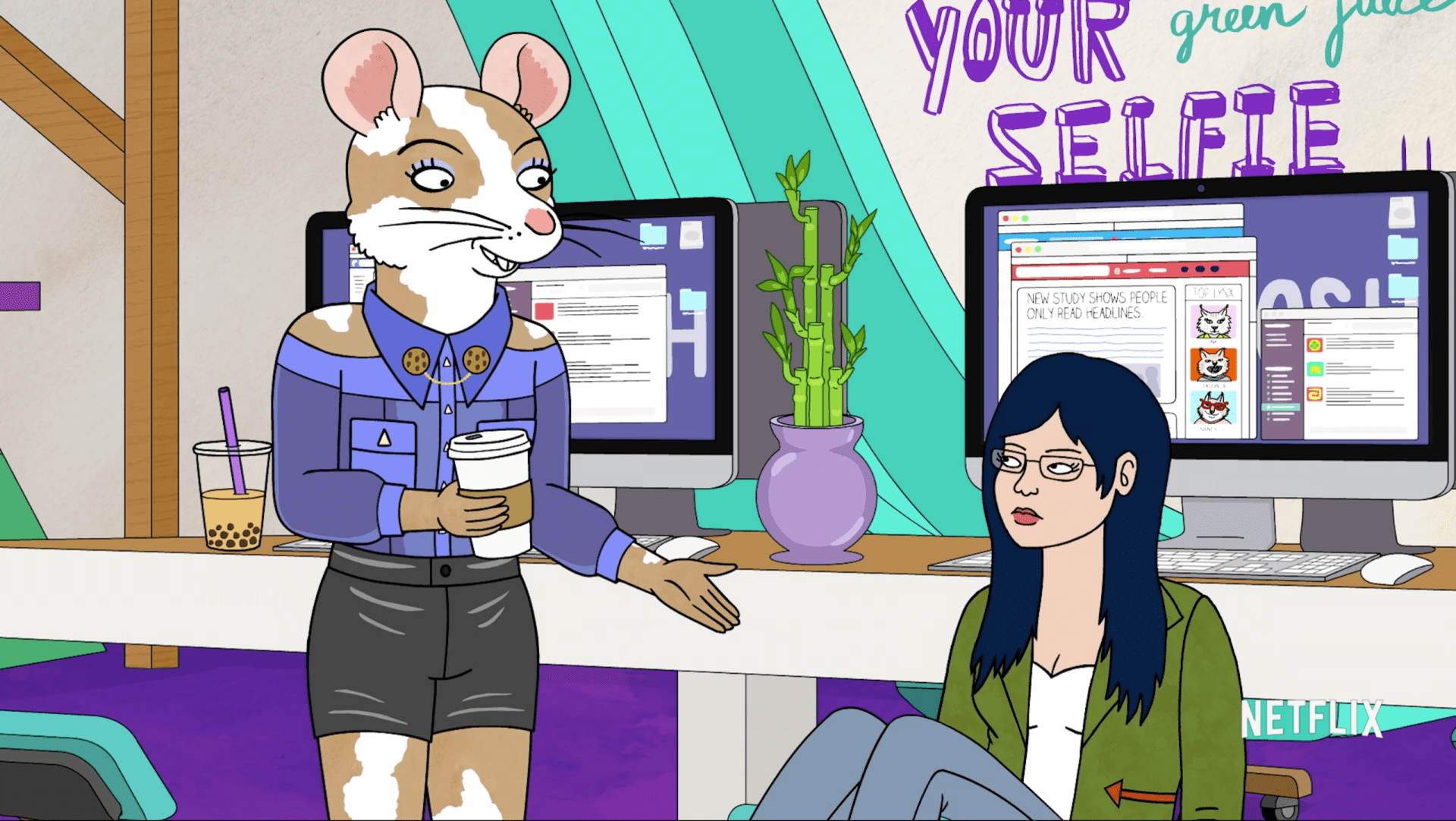 1920x1082 Download Diane Nguyen TV Show BoJack Horseman HD Wallpaperx1442