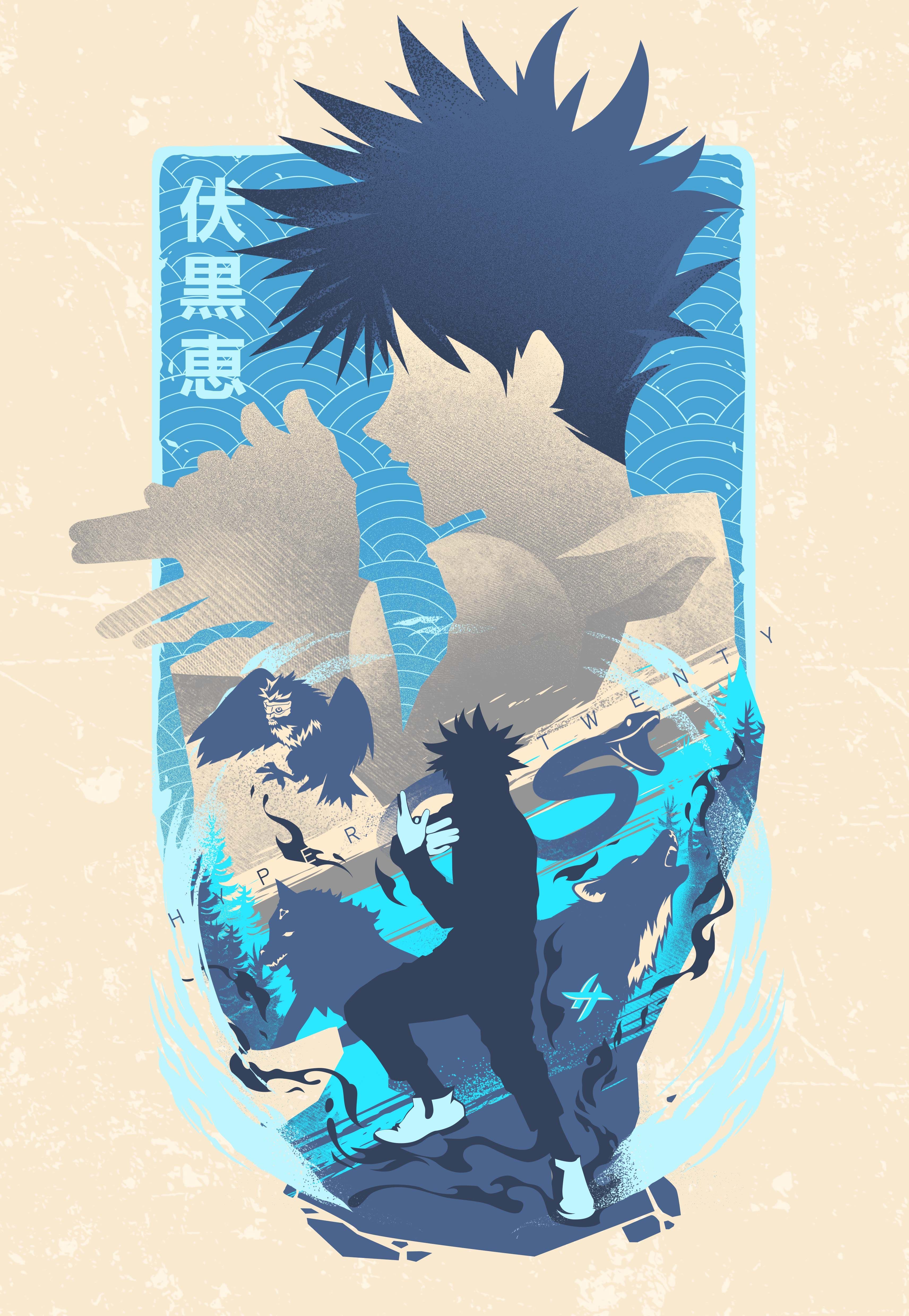 3425x4961 Shikigami Wallpaper