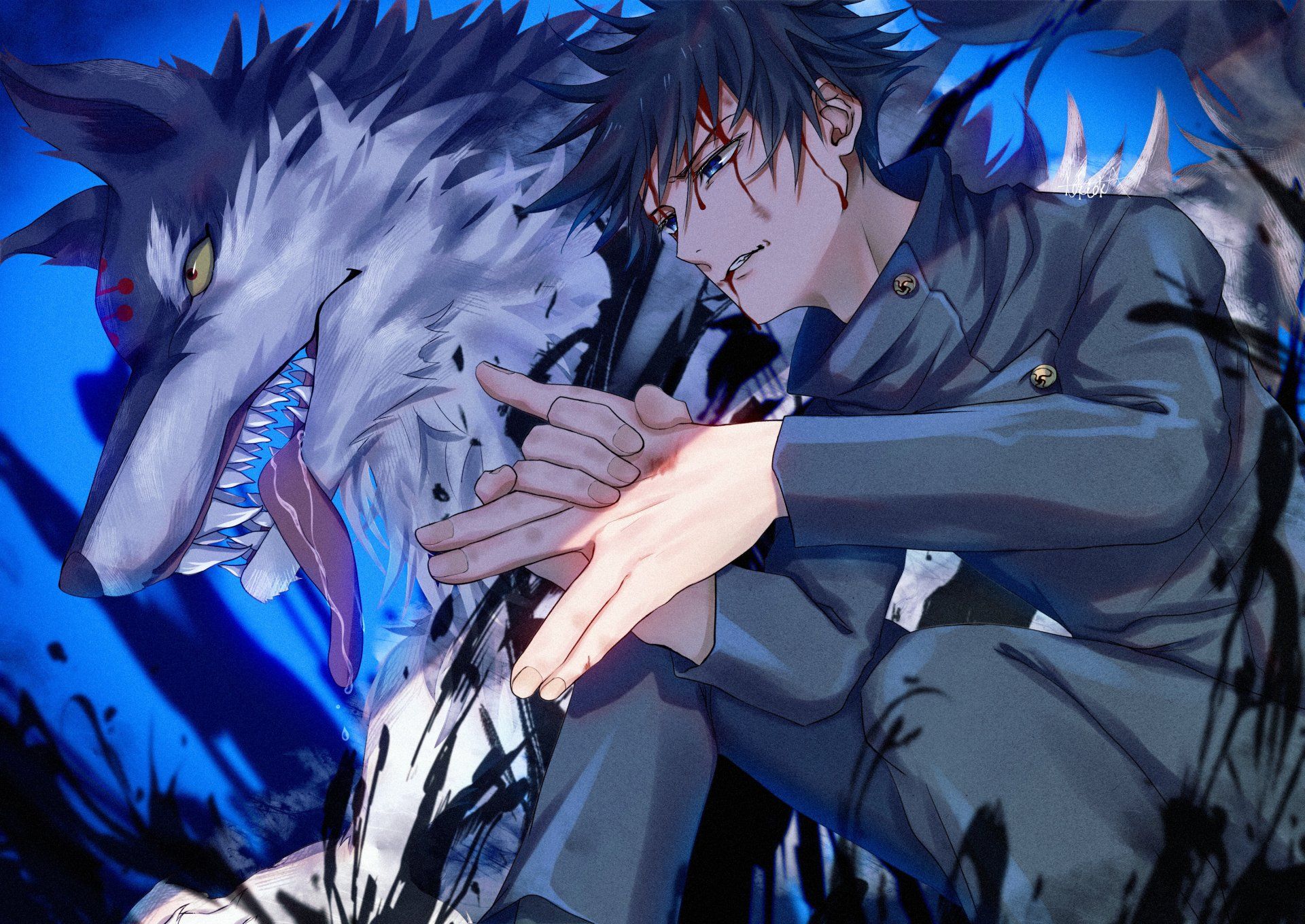 1920x1360 Download Megumi Fushiguro Anime Jujutsu Kaisen HD Wallpaper by ときおかx2508