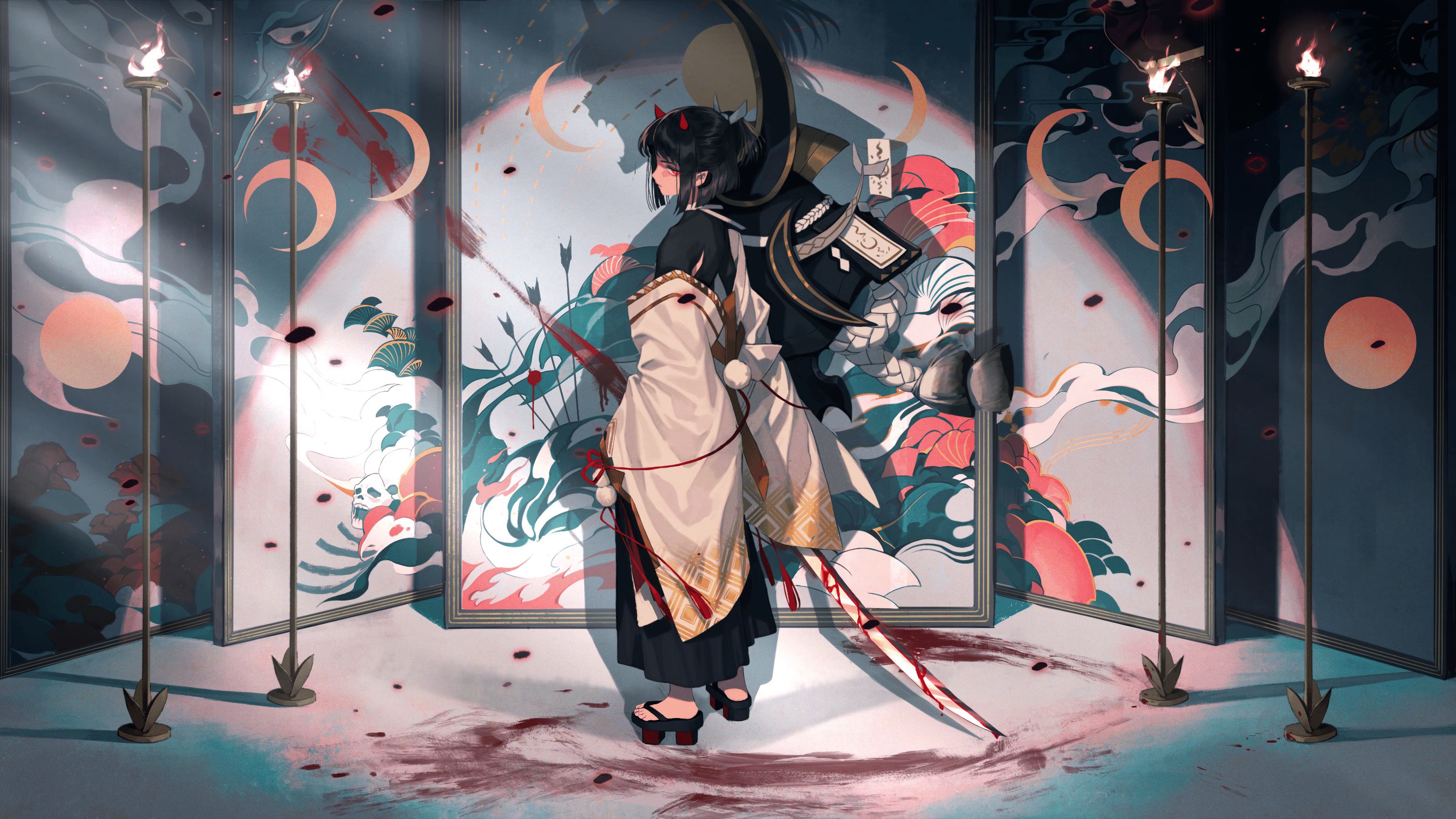 3200x1800 Shikigami Onmyoji Live Wallpaper