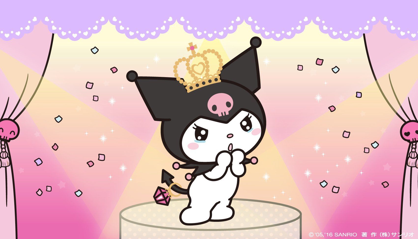 1702x973 Kuromi Desktop HD Wallpaper