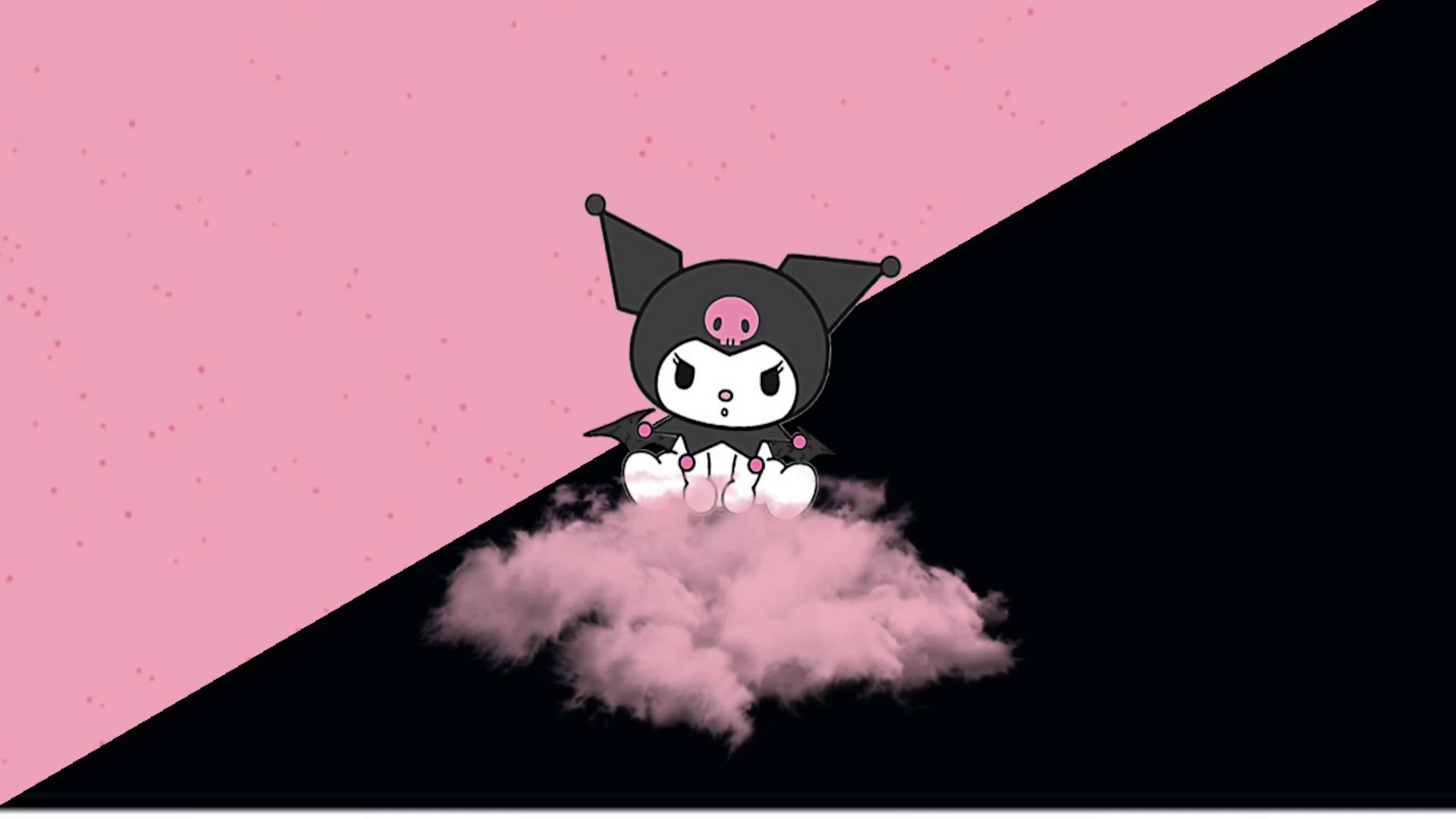 3840x2160 Kuromi's Cloudy Delight Live Wallpaper