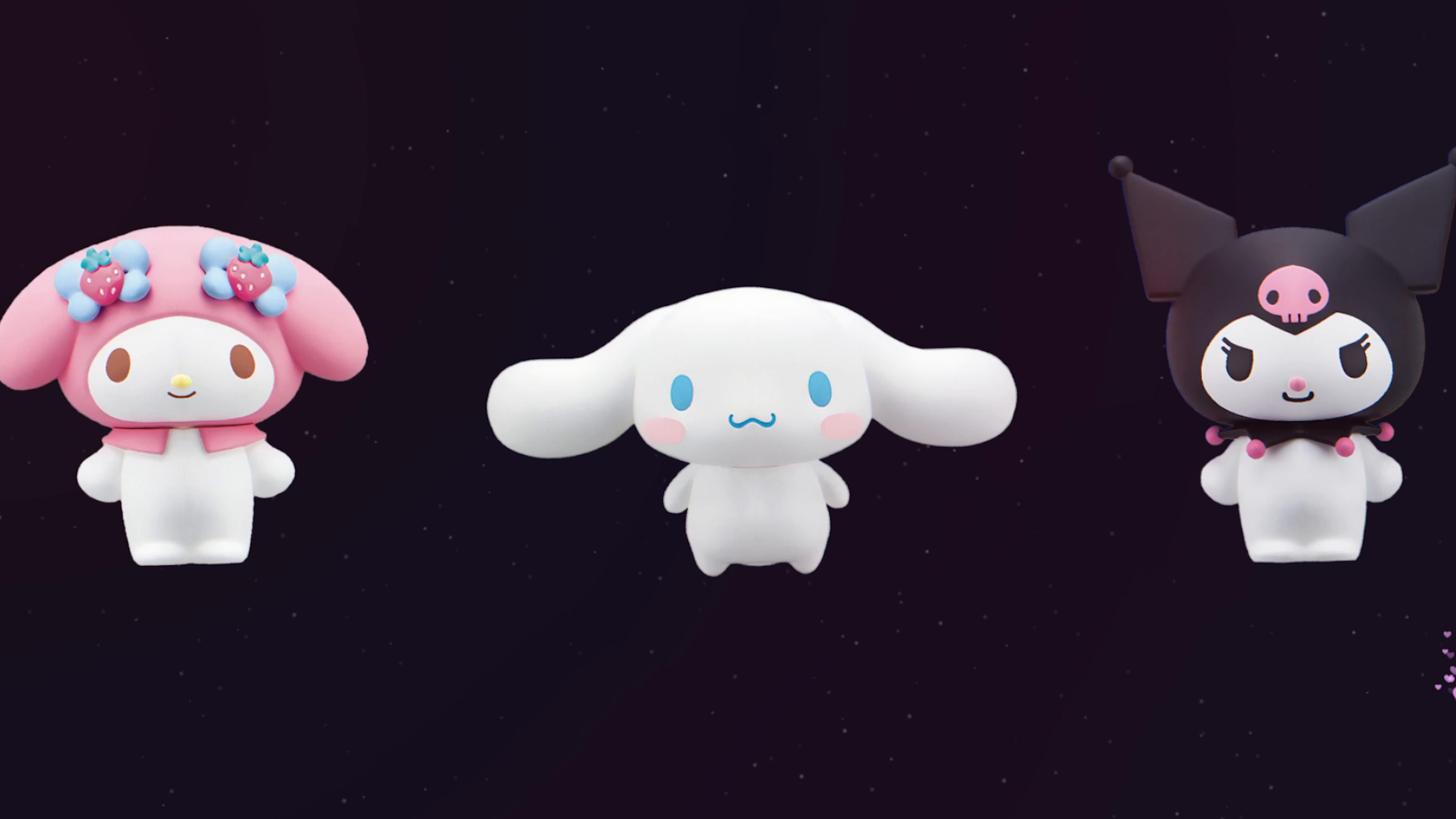3840x2160 Kuromi With Friends (Hello Kitty) Live Wallpaper