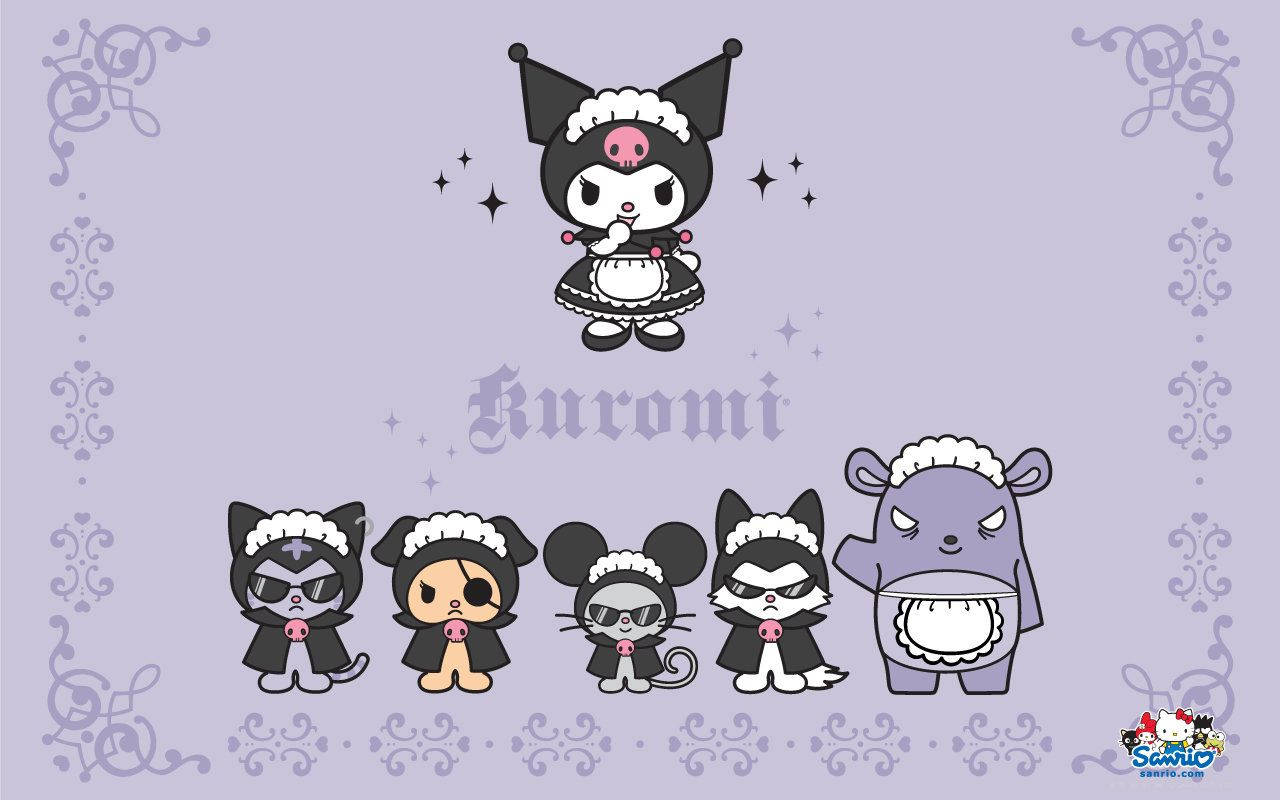 1280x800 Kuromi Gang Sanrio Wallpaper