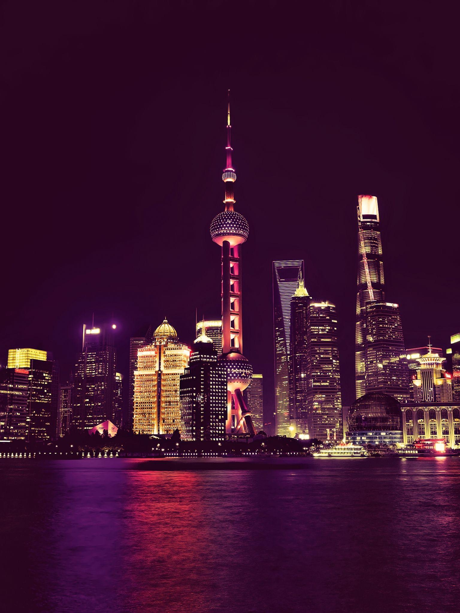 1536x2048 Free download China Neon City Light Cityscape Wallpaper HD City 4K Wallpaper [3840x2160] for your Desktop, Mobile & Tablet. Explore Neon City Wallpaper. Neon City Wallpaper, Neon Background, Neon Wallpaper
