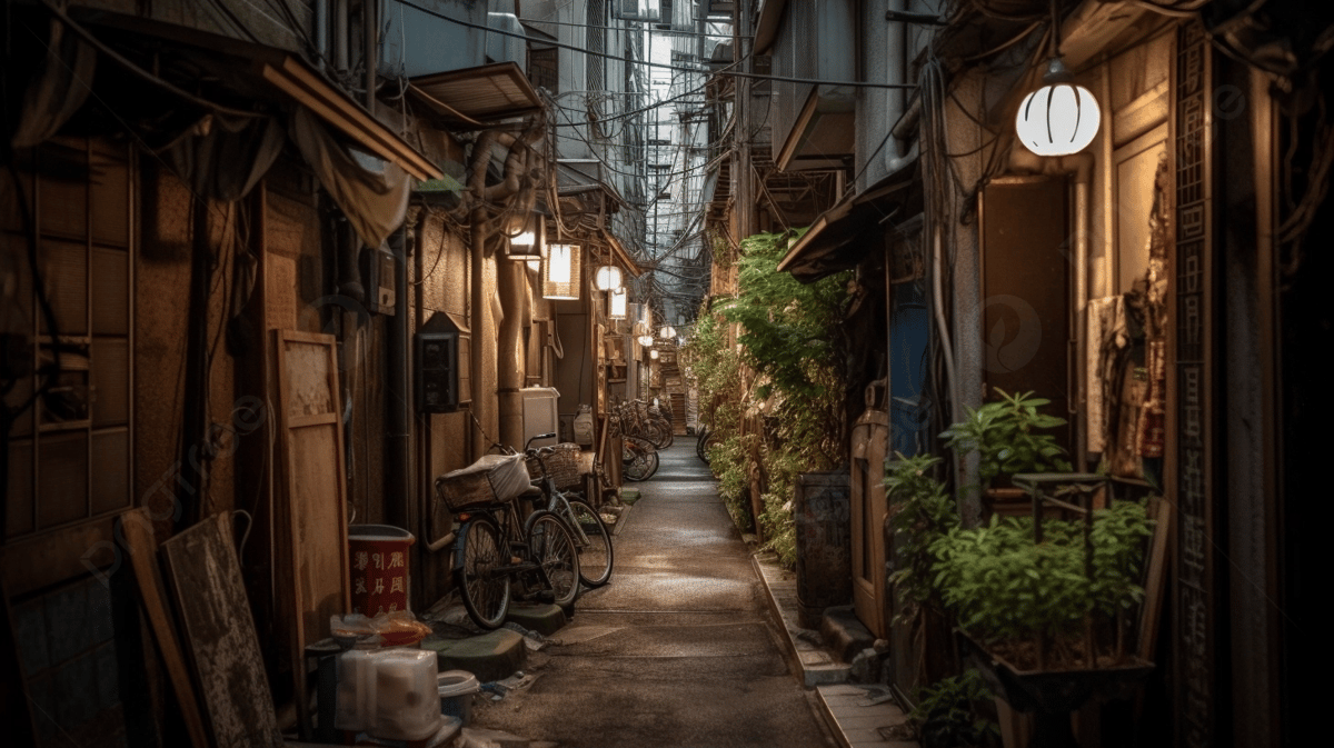1200x673 Narrow Alley In A Tokyo City At Night, A Back Alley In Shimokitazawa Where Old And New Tokyo Coexist, HD Photography Photo, Plant Background Image And Wallpaper for Free Download