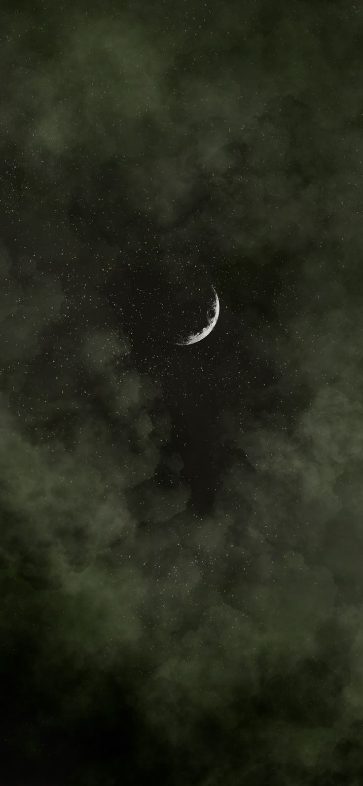 736x1592 Green Moon iPhone Wallpaper. Dark green wallpaper, Olive green wallpaper, Dark wallpaper iphone