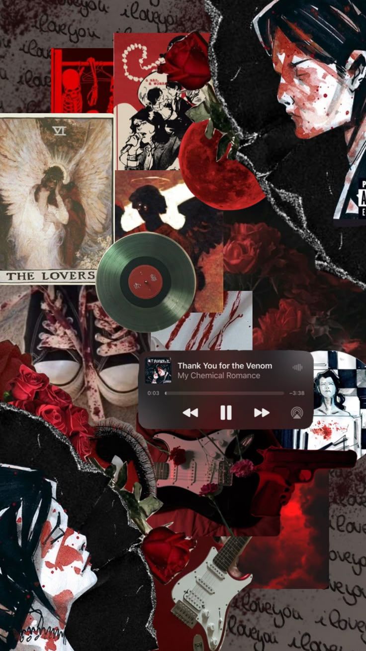 736x1308 Shuffles. Mcr collage wallpaper, Mcr aesthetic wallpaper, My chemical romance wallpaper iphone