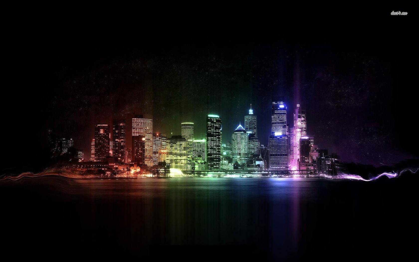 Cool Neon City Lights Wallpapers - Top Free Cool Neon City Lights