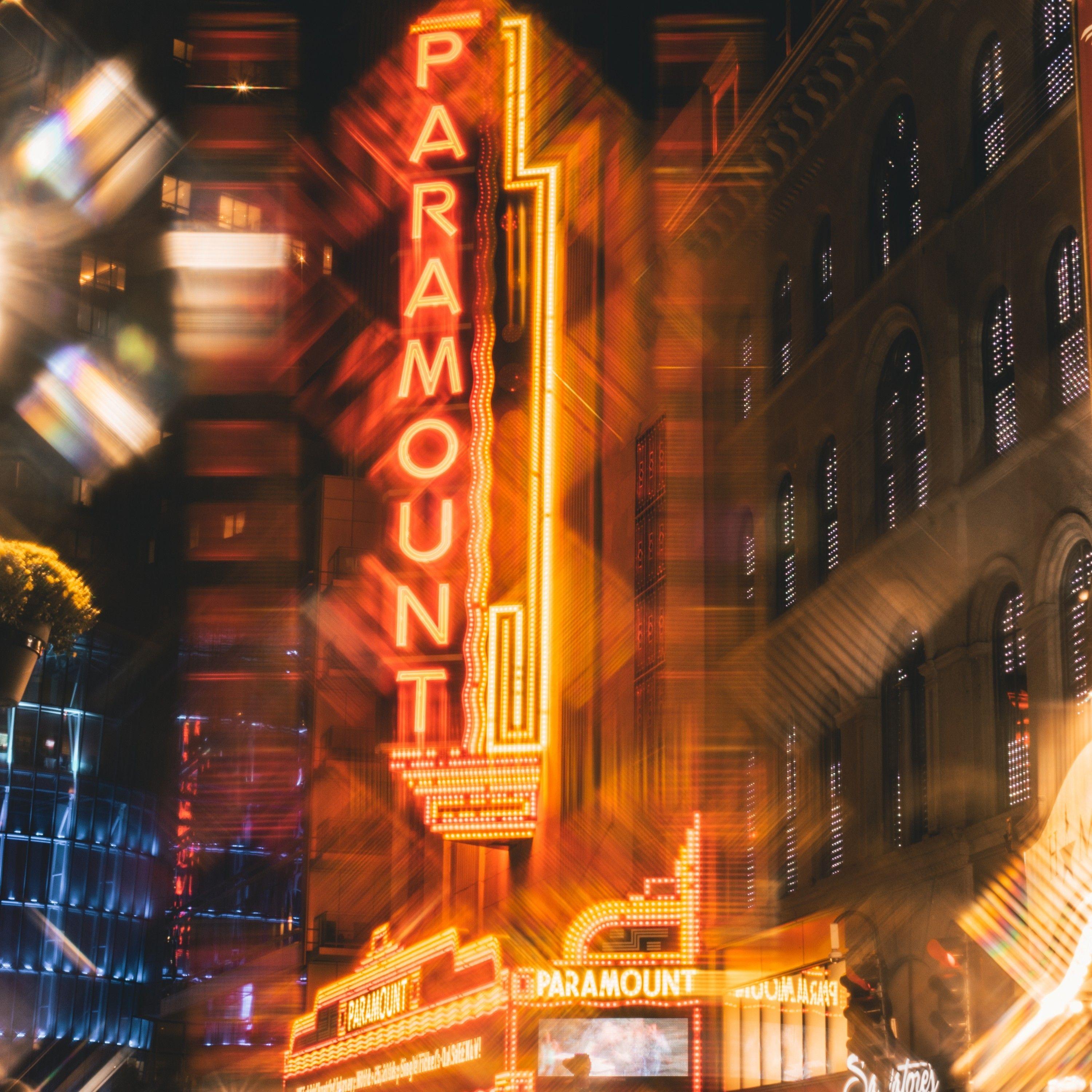 3000x3000 Download 3000x3000 Neon City, Lights, Buildings, Timelapse Wallpaper