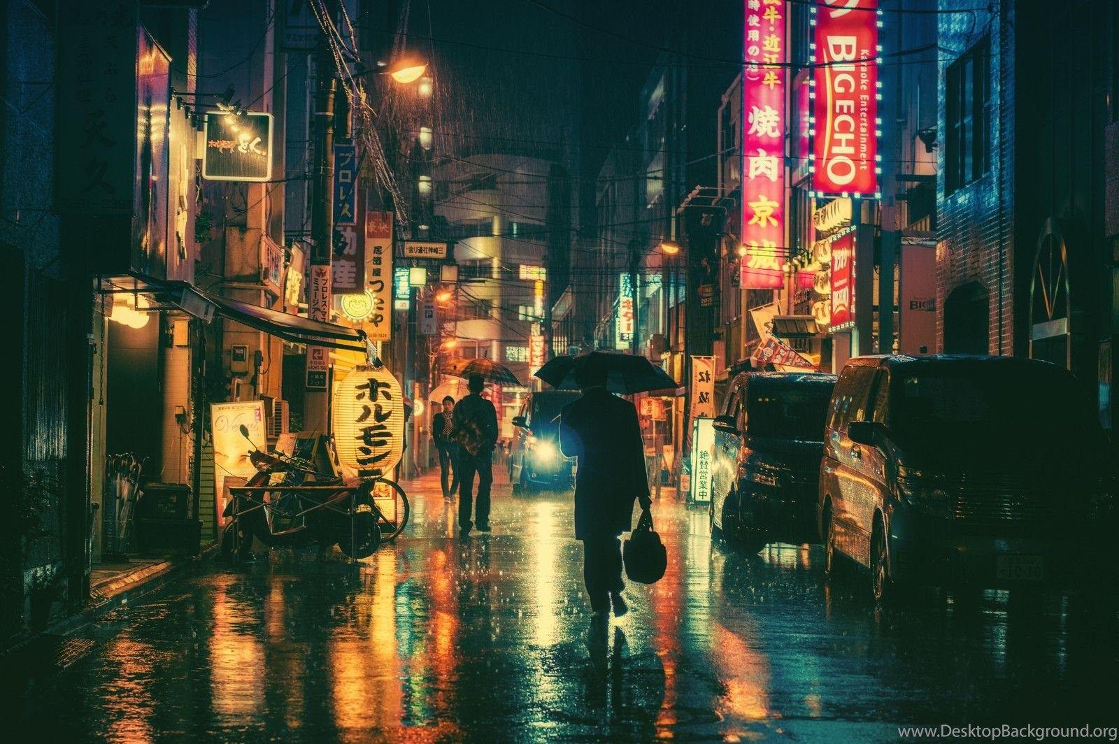 1600x1064 Rainy Night In Tokyo (x Post From R Wallpaper) : Cyberpunk