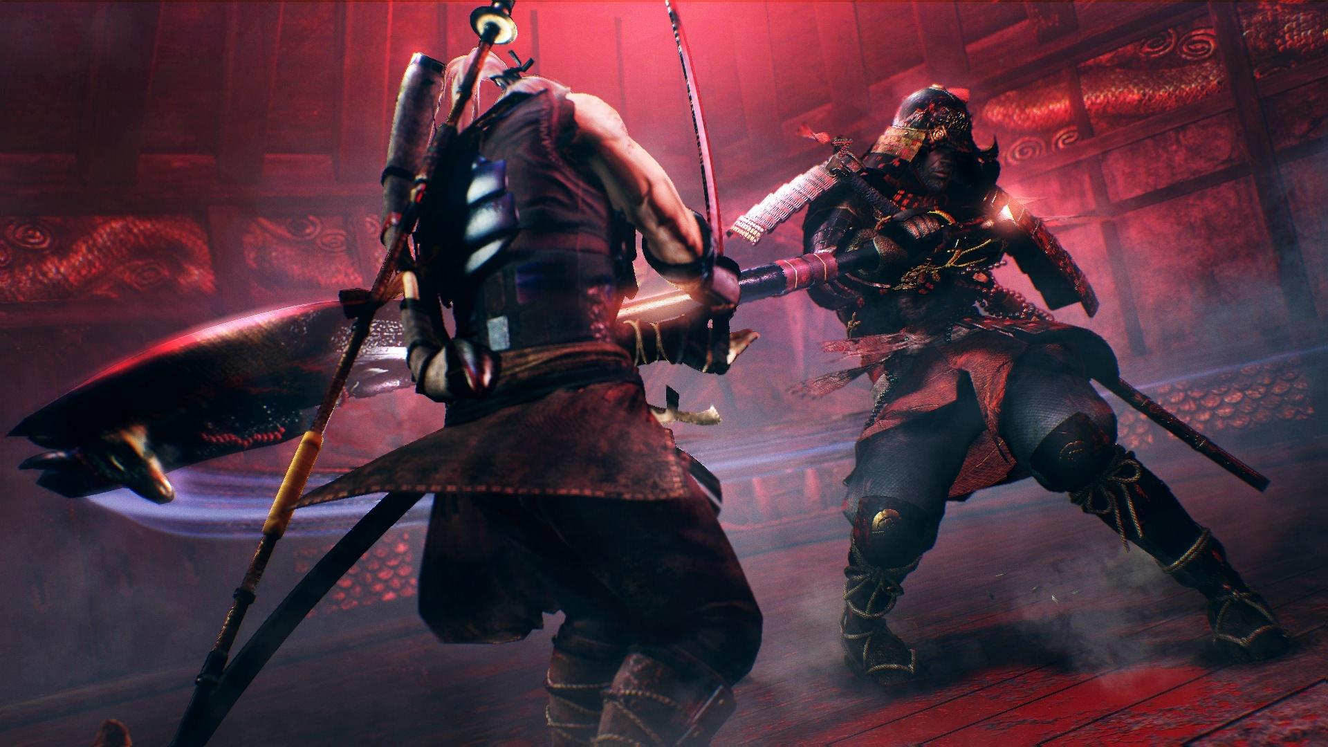 1920x1080 Nioh Fighting Obsidian Samurai Willi. Wallpaper