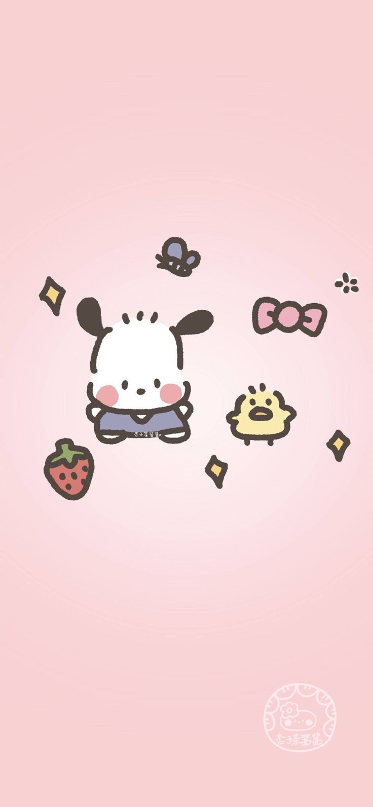 736x1592 Baby milk sanrio wallpaper. Pink pochacco, Pochacco easter wallpaper, Cute cute