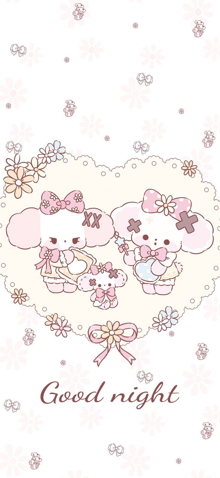 736x1593 Milk sanrio wallpaper. Good night sanrio, Sweet piano wallpaper, Cute background