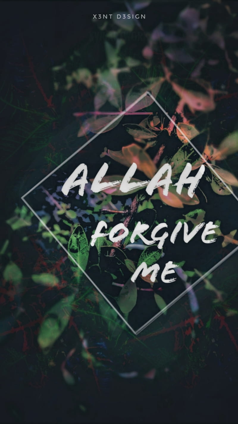 800x1422 Allah, forgive, me, alhumdulillah, muslim, kaaba, islam, HD phone wallpaper
