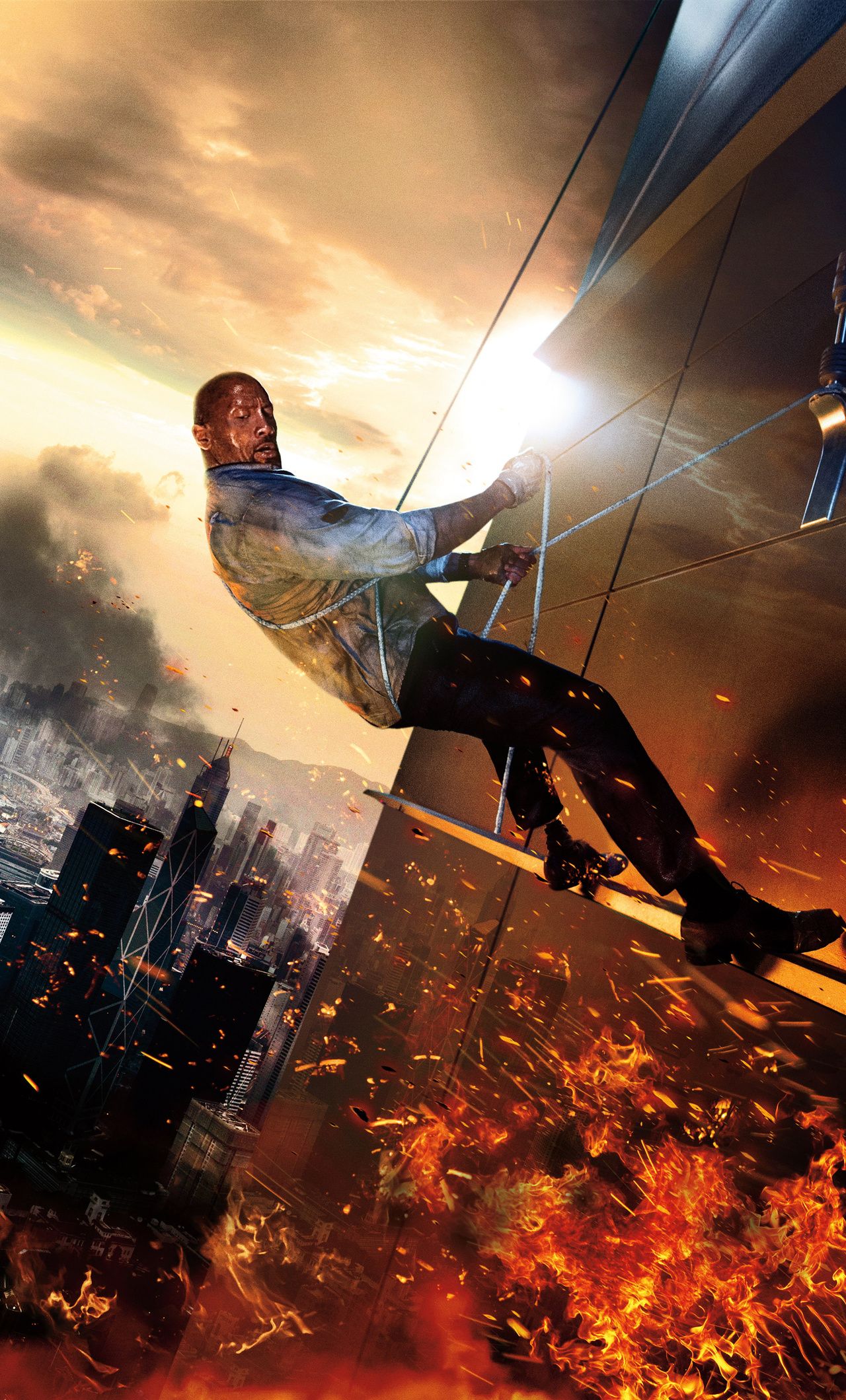 1280x2120 Dwayne Johnson Skyscraper Movie 5k iPhone , HD 4k Wallpaper, Image, Background, Photos and Picture