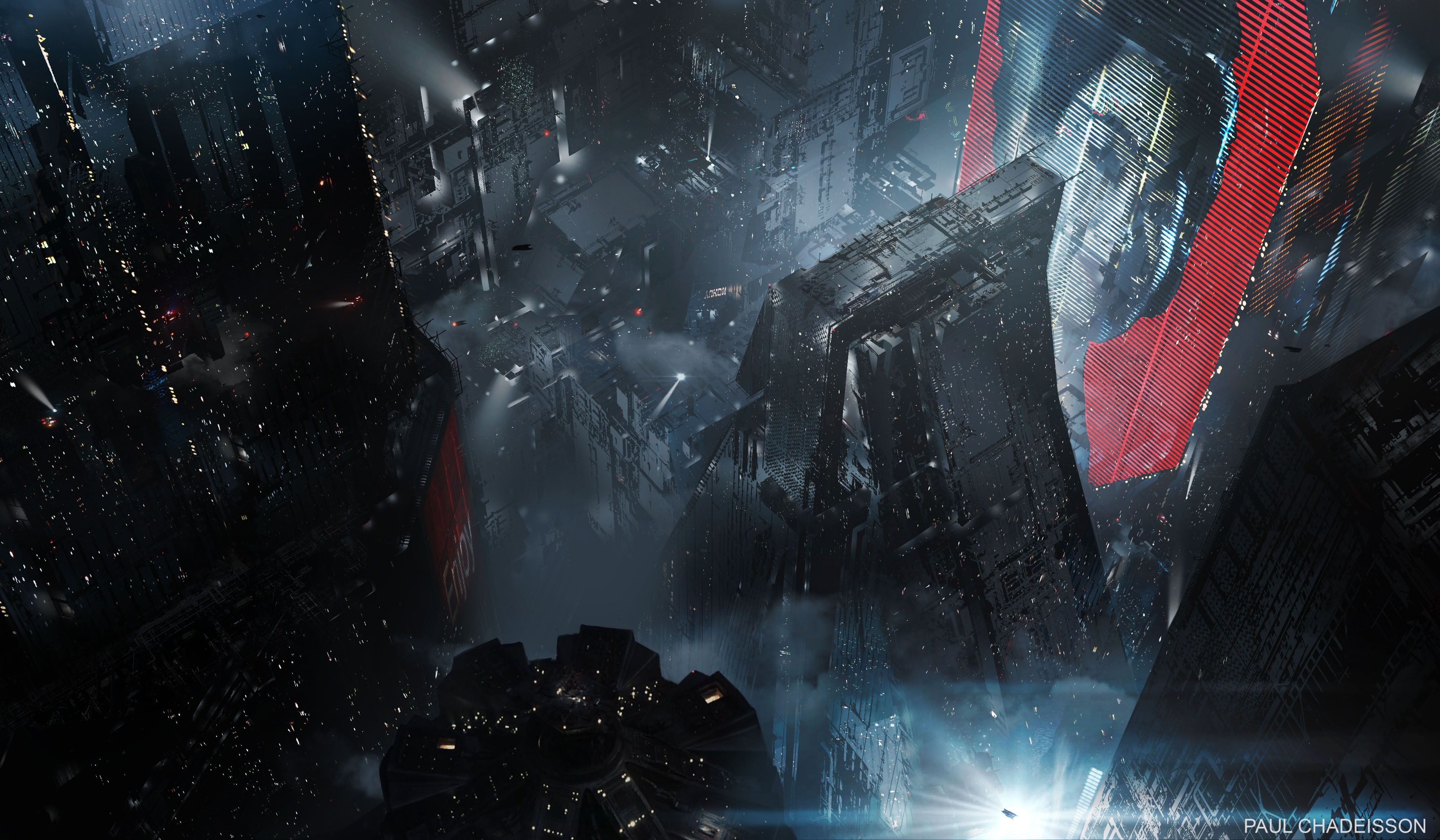 4000x2333 Phone wallpaper: Blade Runner Futuristic, City, Movie, Building, Skyscraper 865619
