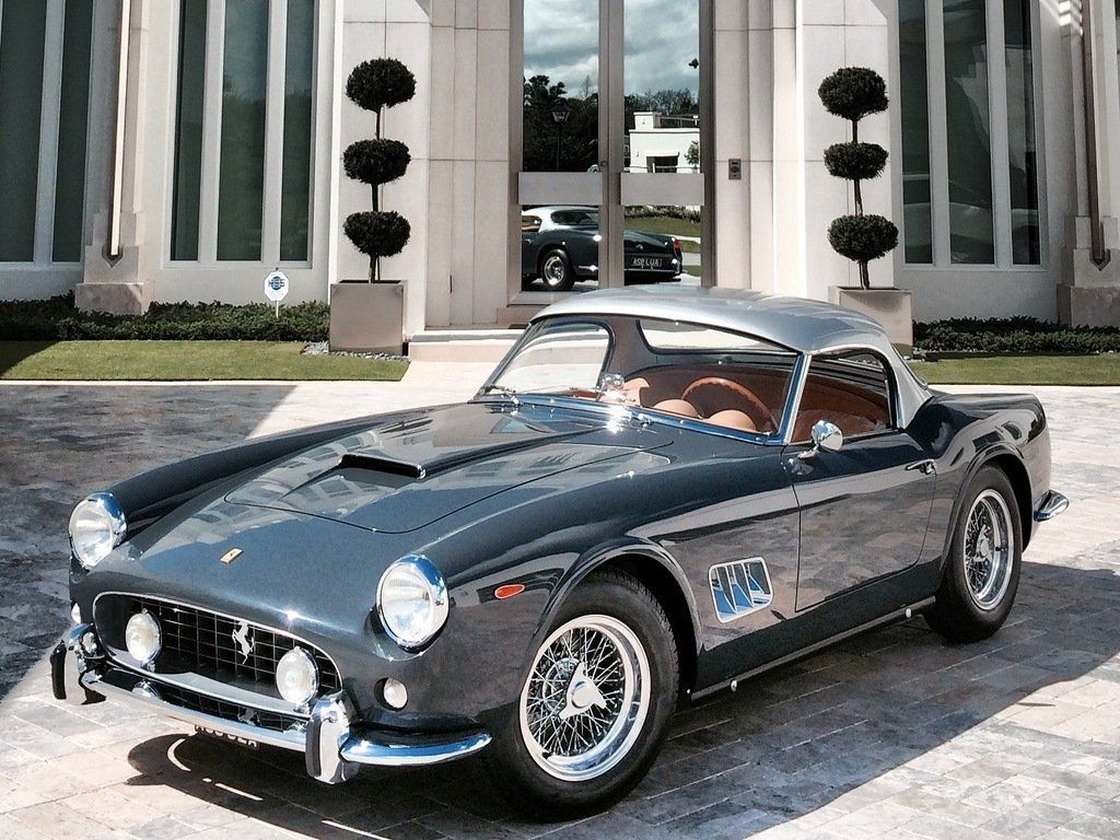 1024x768 FERRARI 250 GT SWB California Spyder GT Hartley Jnr