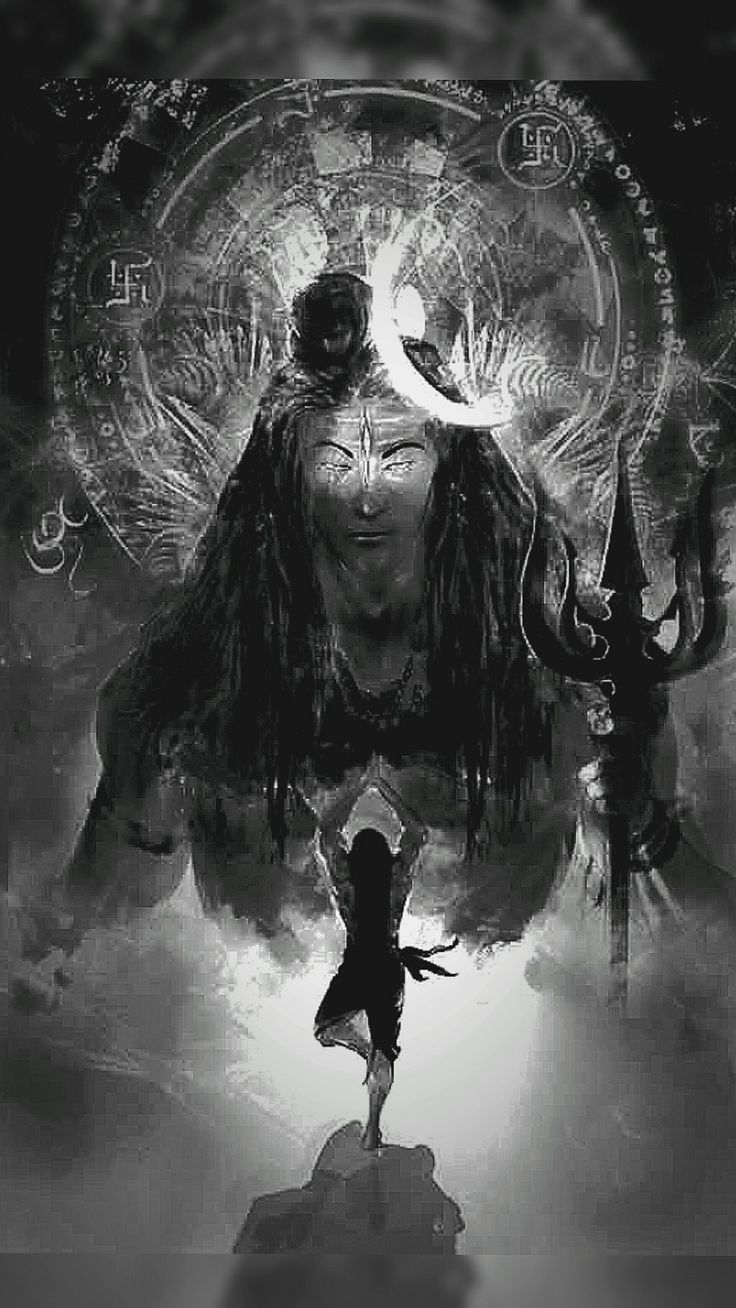 736x1308 Lord shiva aesthetic black. Shiv ji dark wallpaper, Lord shiva painting, Shiva art