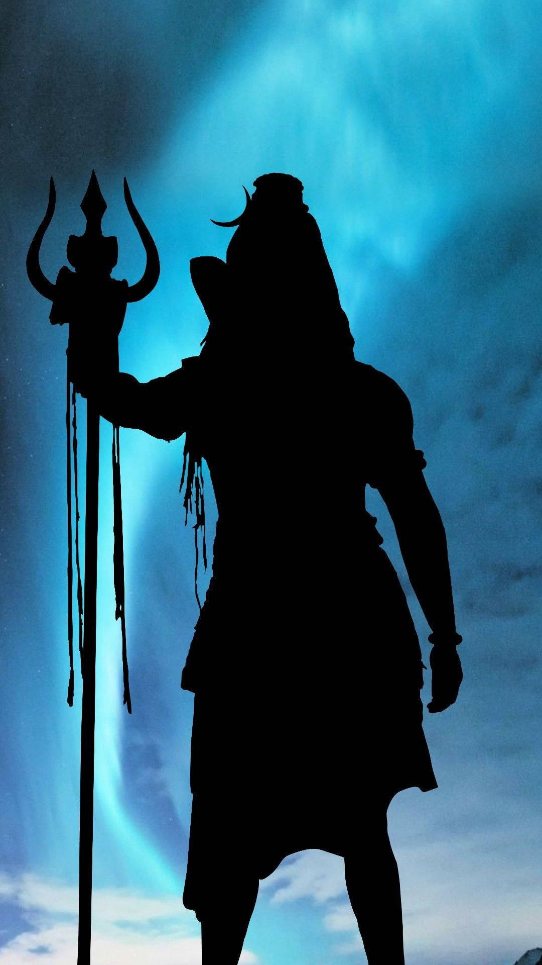 1080x1920 Shiva Black The Hindu Deity Wallpaper