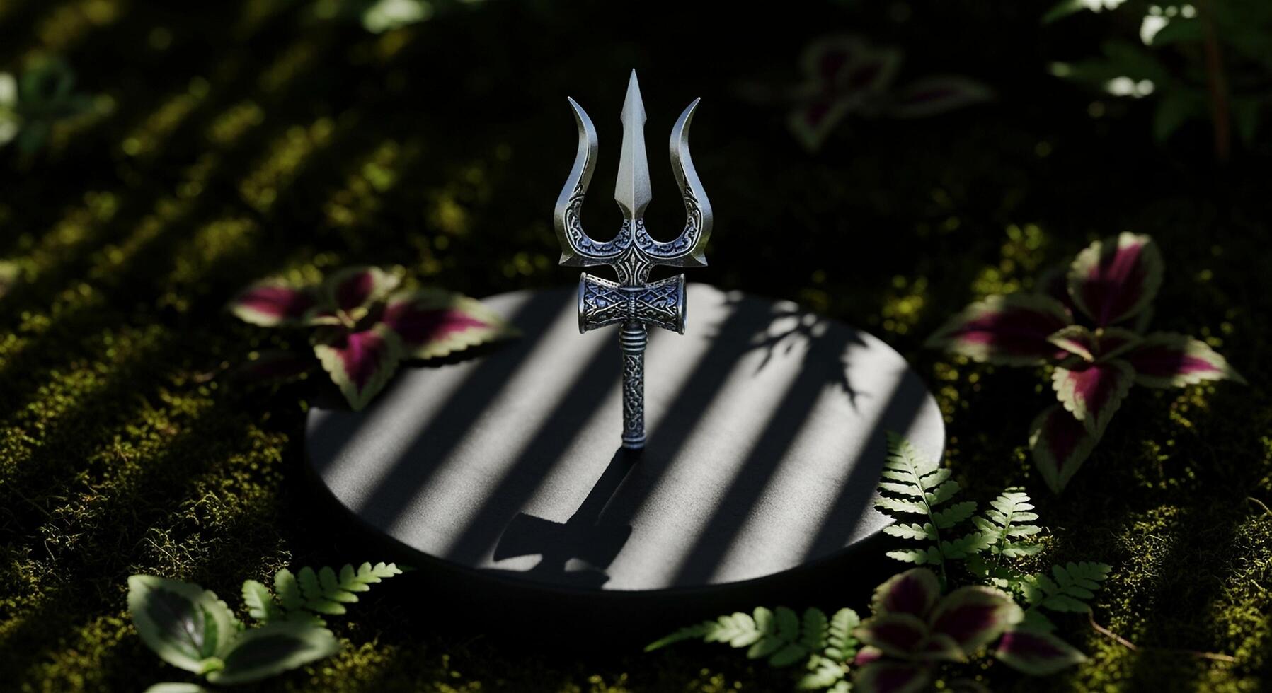 1797x980 Hindu God Shiva Trishul Symbol Dark Background