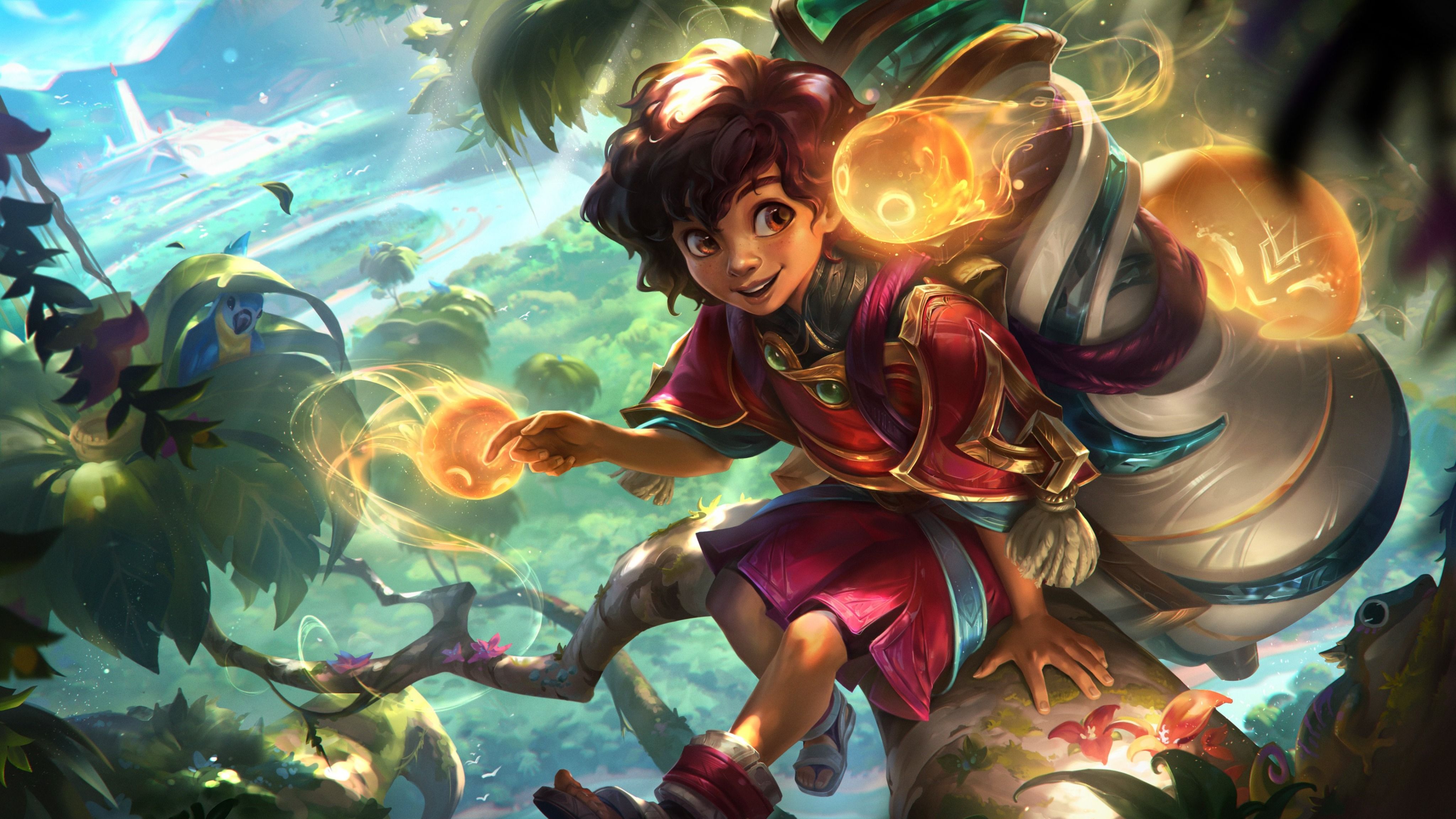 4096x2304 Milio 4K Ultra HD League of Legends Wallpaperx2304