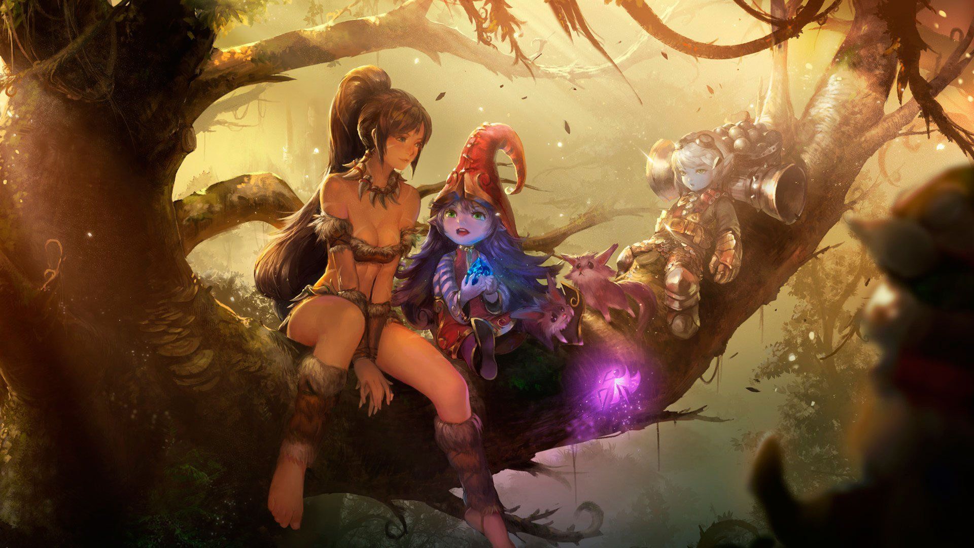 1920x1080 League of Legends Ixtal Trio HD Wallpaperx1080