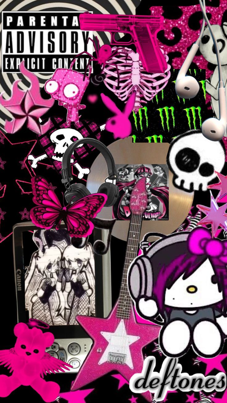 736x1308 Shuffles. Scene y2k wallpaper, Emo mcbling wallpaper, Emo scene wallpaper