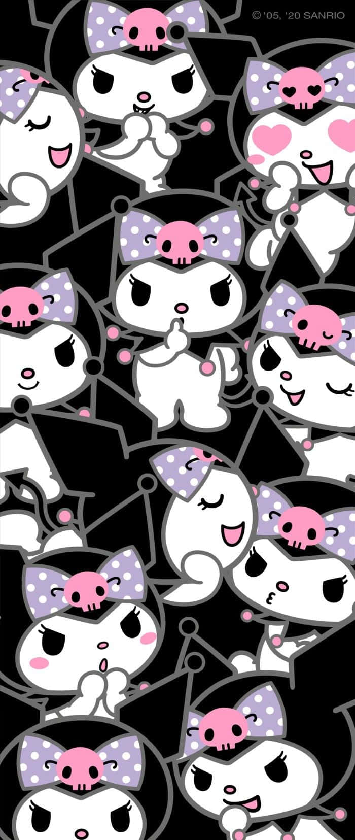 700x1655 Show Your Emotional Side With Emo Hello Kitty Wallpaper